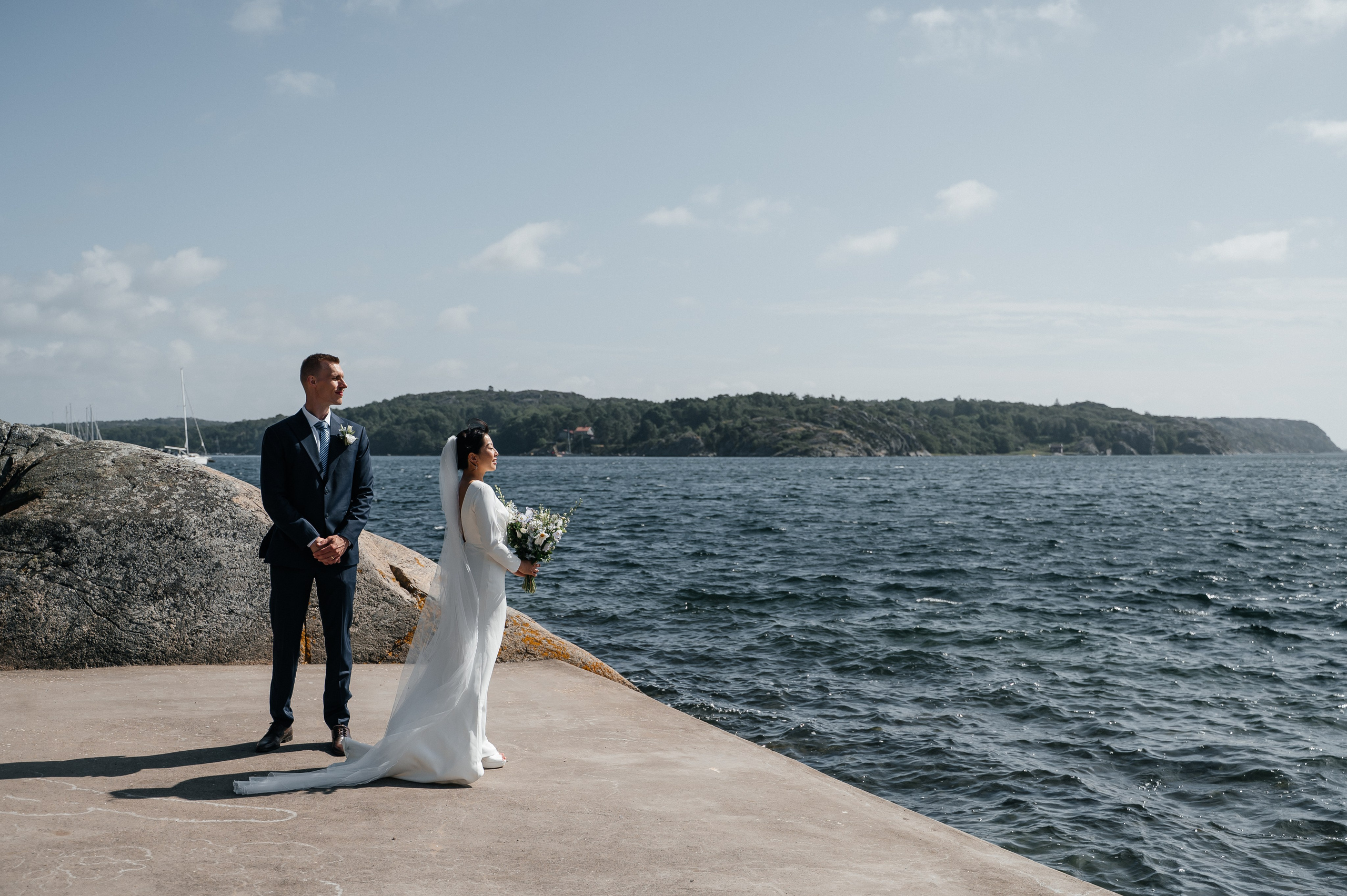 Bröllopsfotografering på Orust –Mary & Alfred. Bröllops- och familjefotograf i Halmstad | Valentina