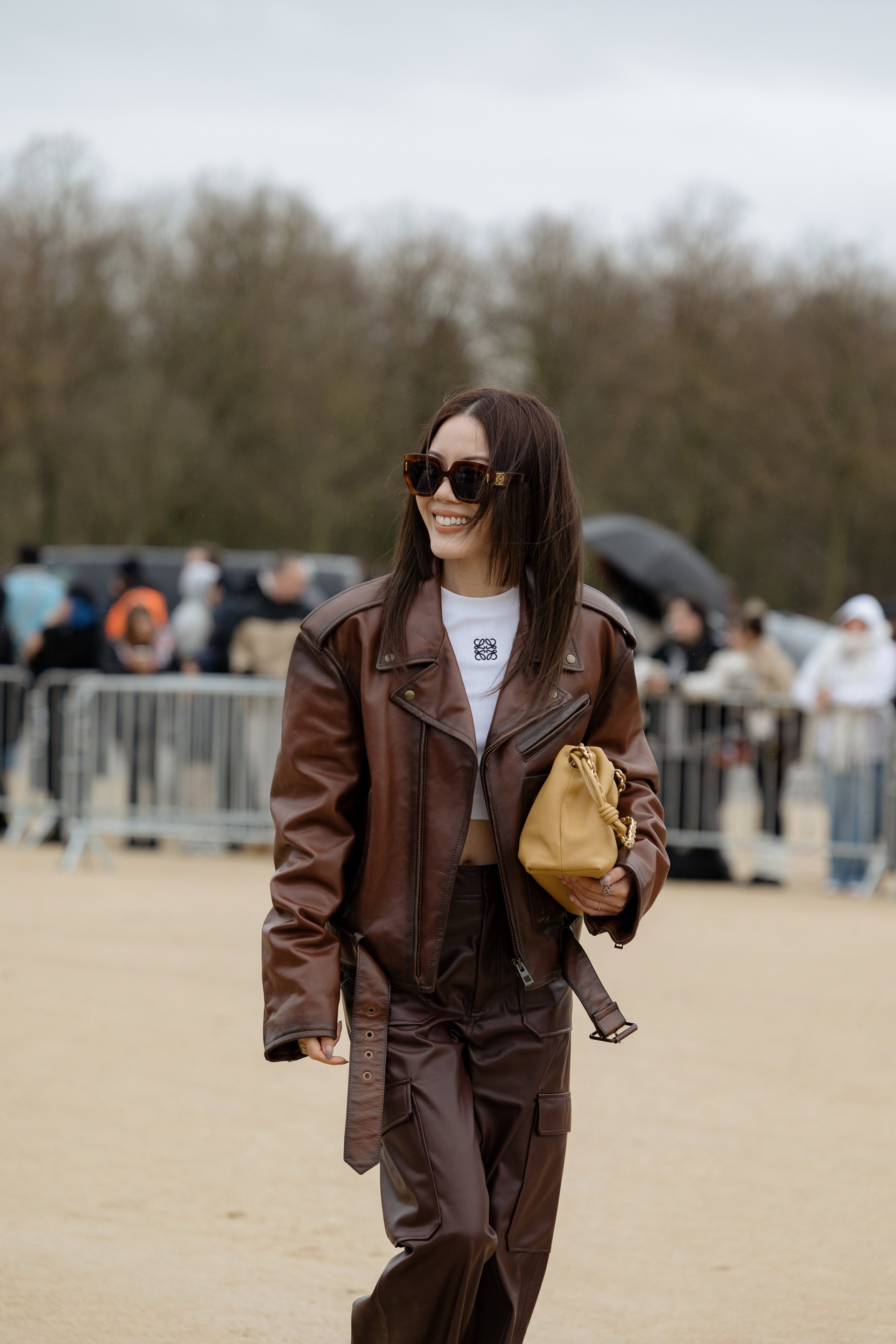 LOEWE PFW WOMENSWEAR FALL-WINTER 24/25. Photographer in Milan Ivan Goncharov