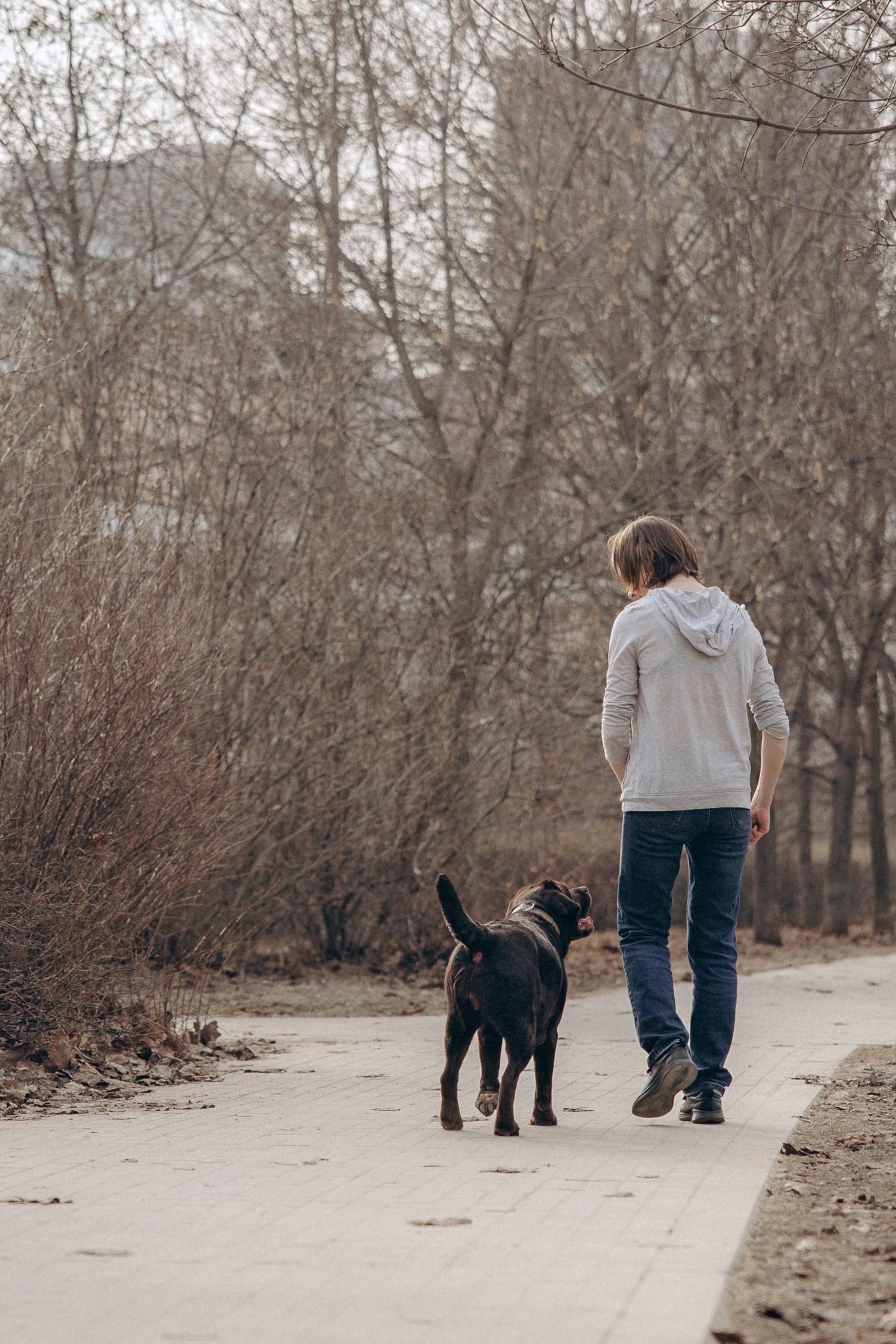 Наталия и Пальма в парке. Фотограф анималист в Казани Алина Сулейманова. Фотограф животных