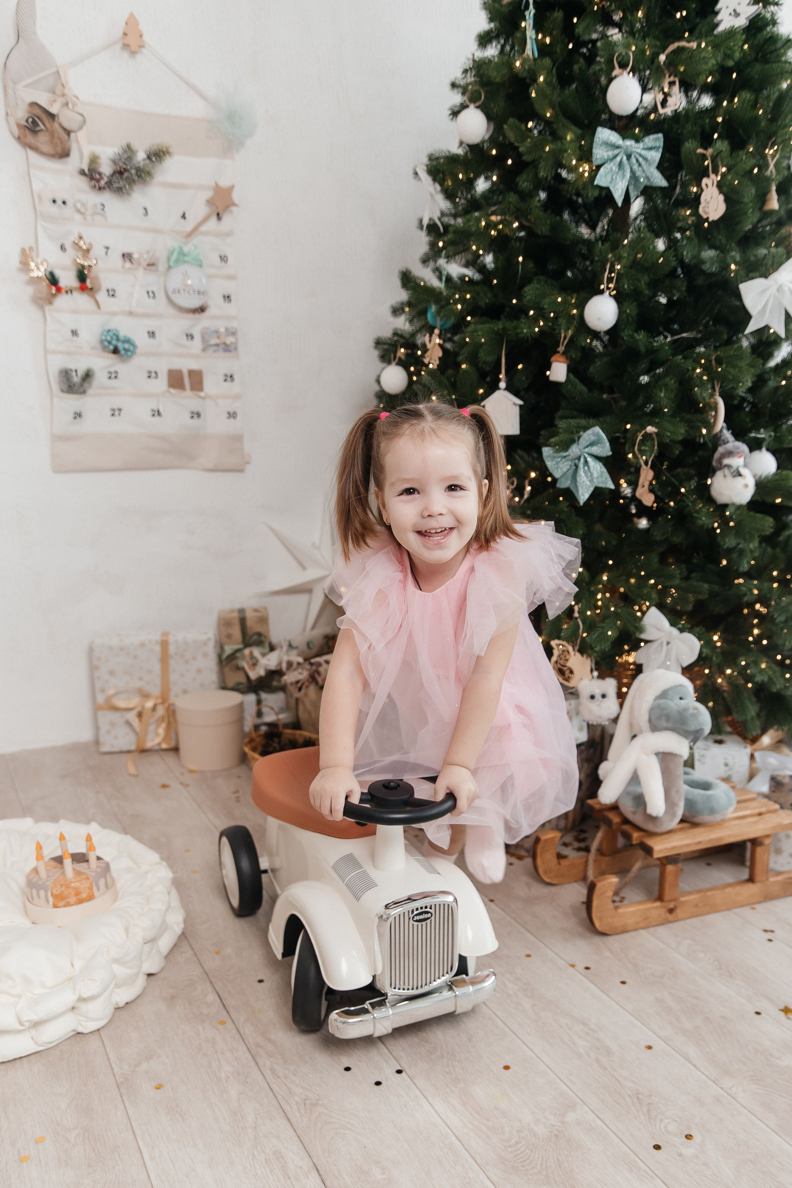 Новогодняя фотосессия с кроликом 🐰