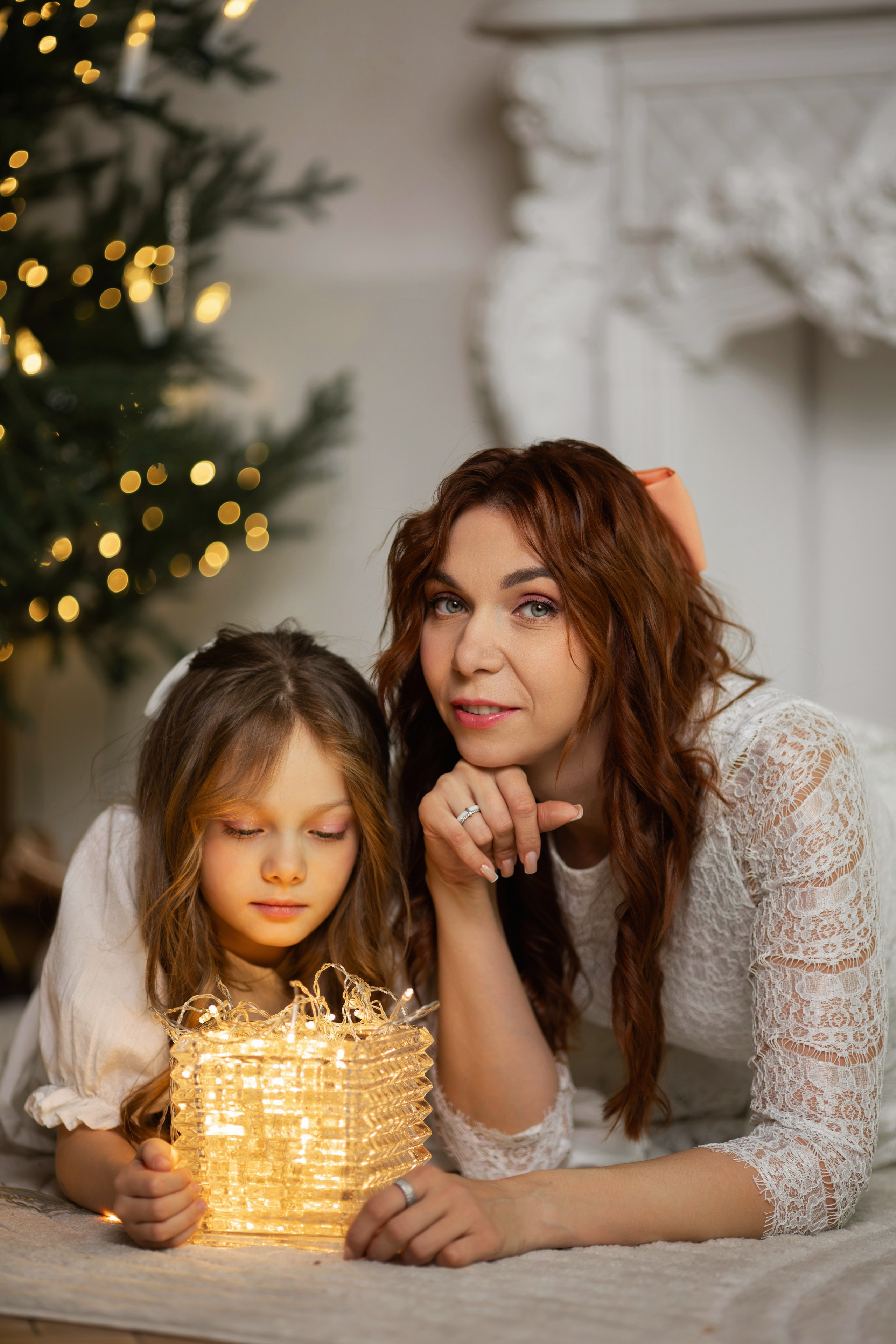 Новогодняя Фотосессия в студии В Москве. Семейный и женский фотограф в Москве Надежда Воробьева