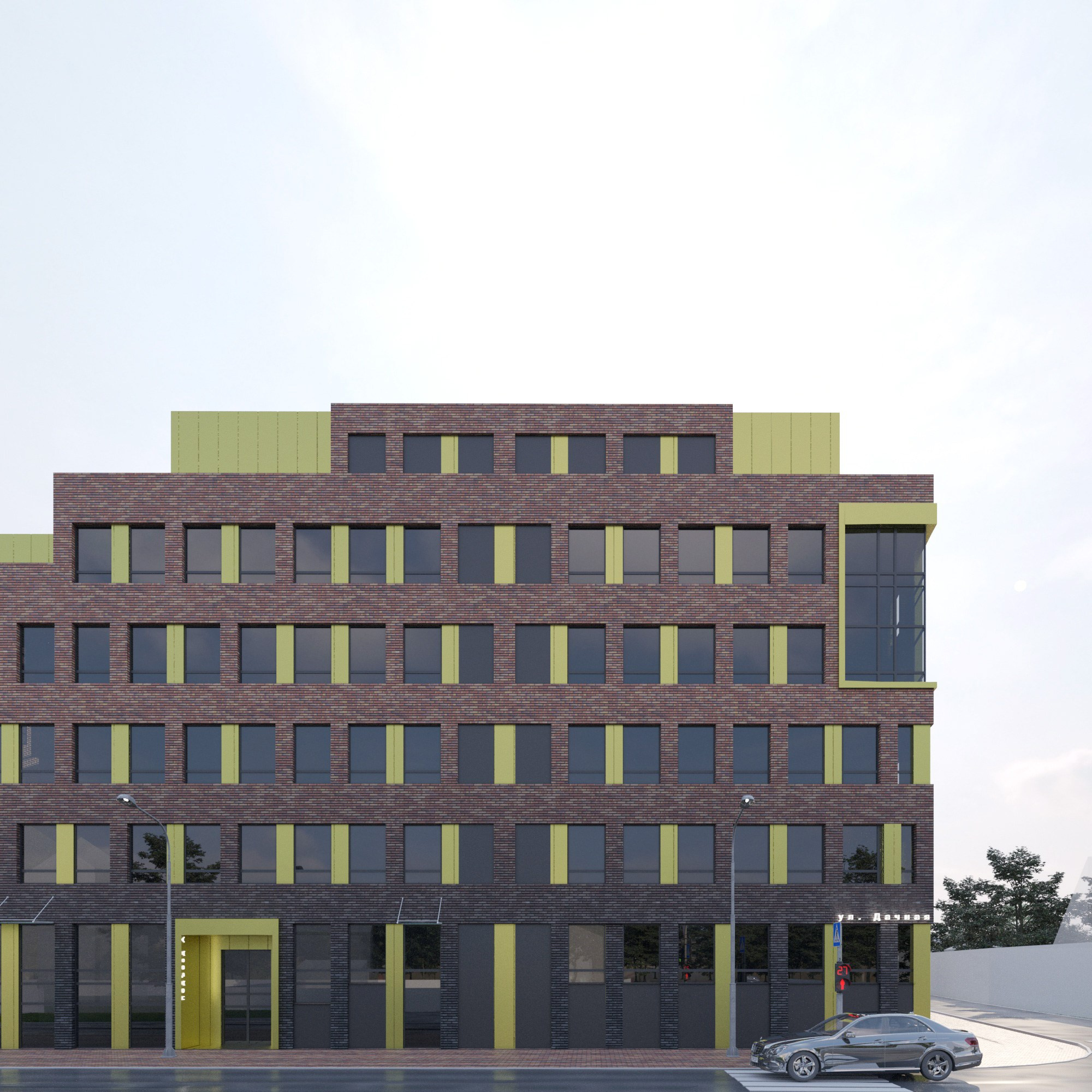 Многоквартирные дома / Dachnaya_GK Вариант 2. SAAS Селиванов Алексей Архитектурная Студия