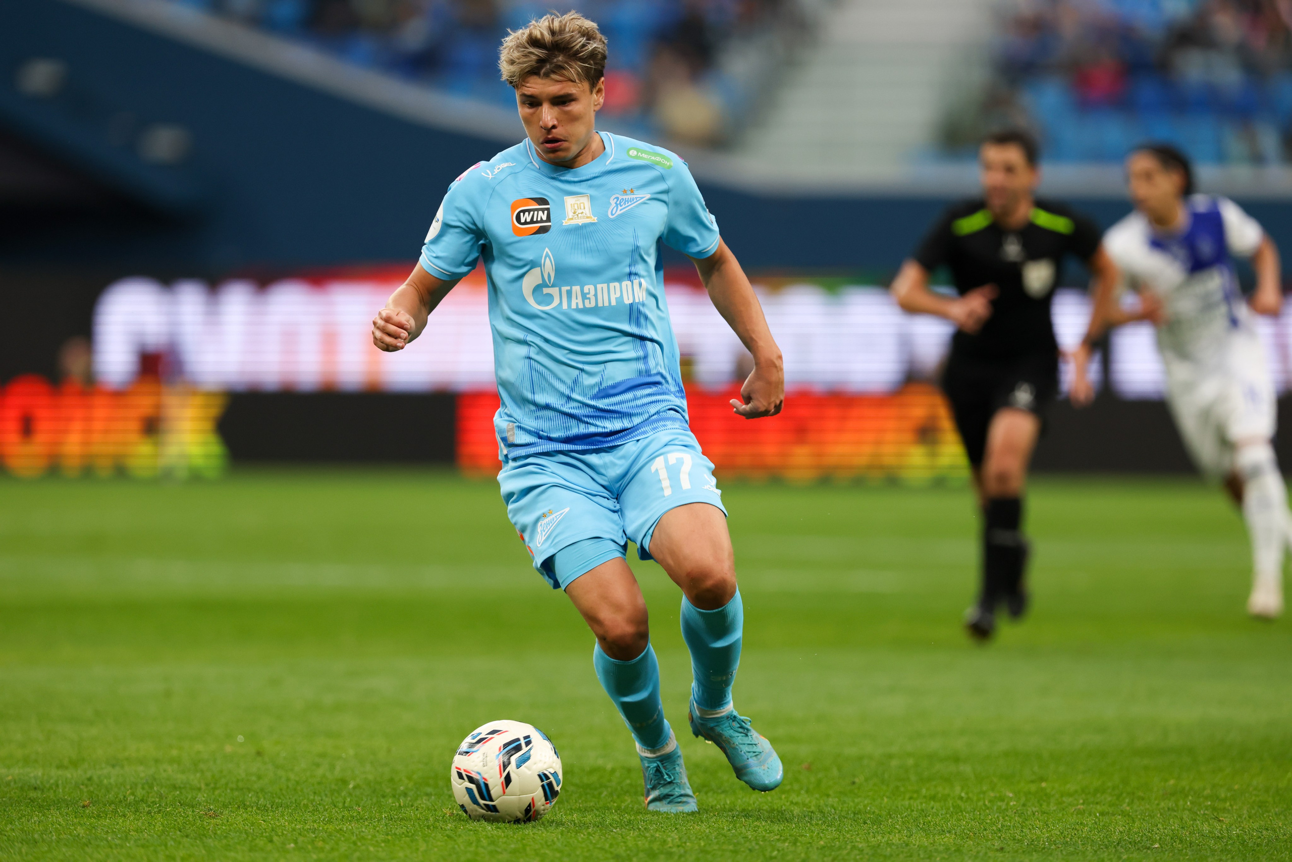 ФК «Зенит» — ФК «Динамо» Махачкала 23.08.2025. Спортивный и репортажный фотограф Антон Тереханов