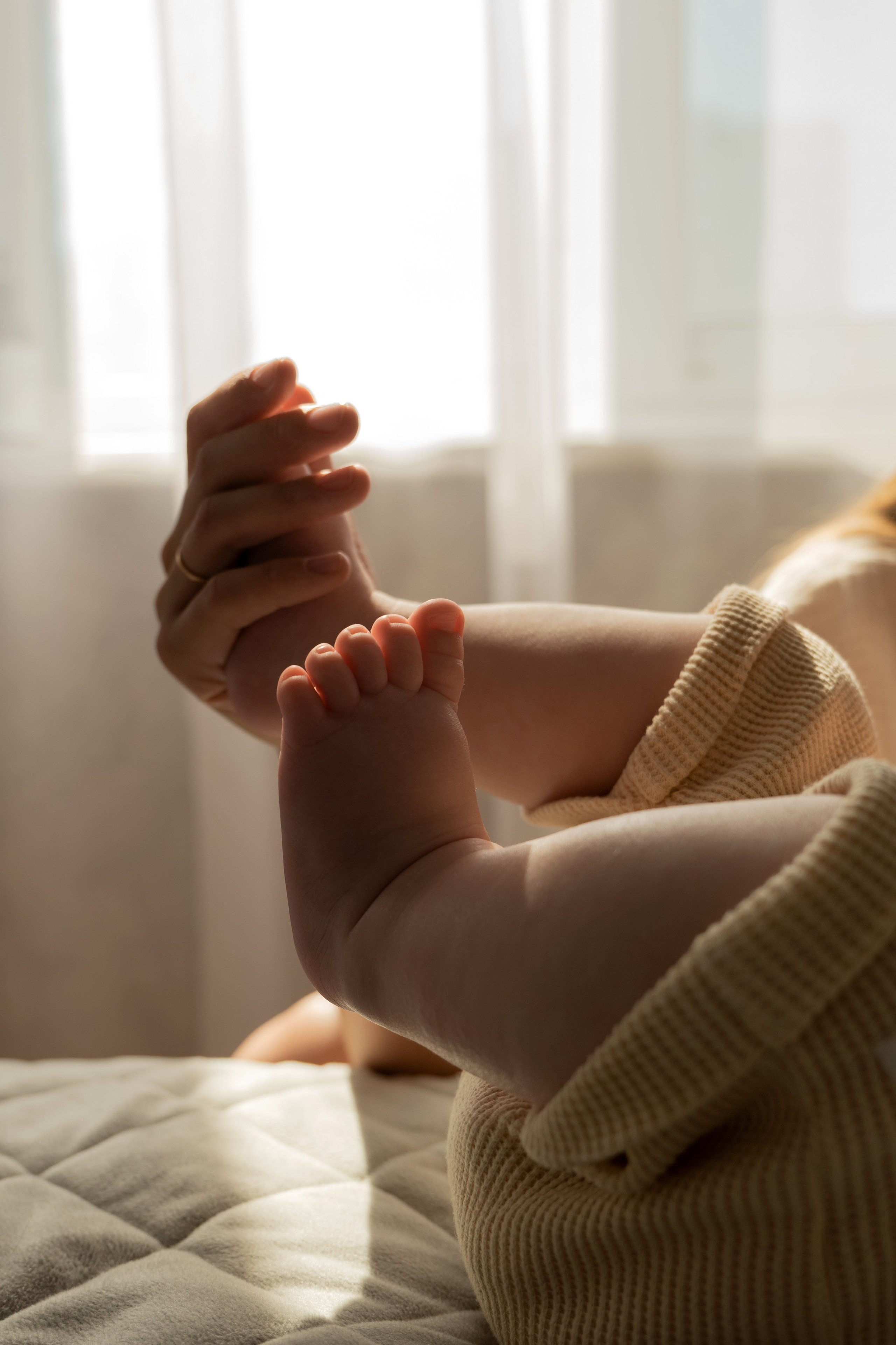 Мама и малыш (5 месяцев). Фотограф видеограф Ольга Василевская