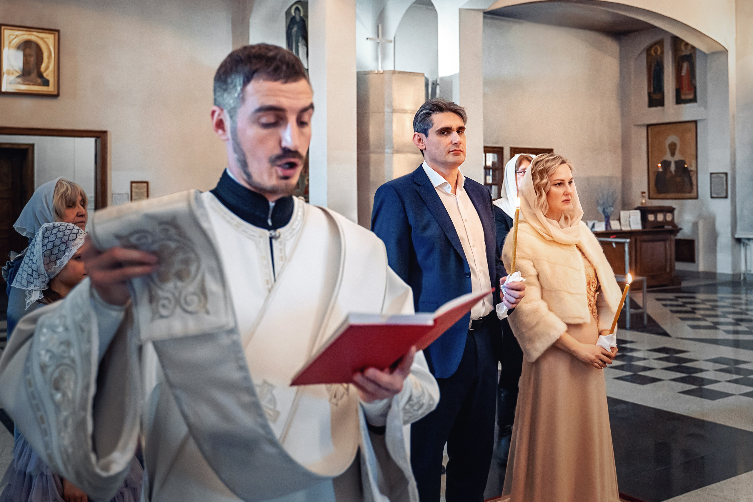 Фотограф на венчание в храме Сергия Радонежского на Ходынском поле. Фотограф \ Видеограф на Крещение, Венчание Москва| Семейные съемки