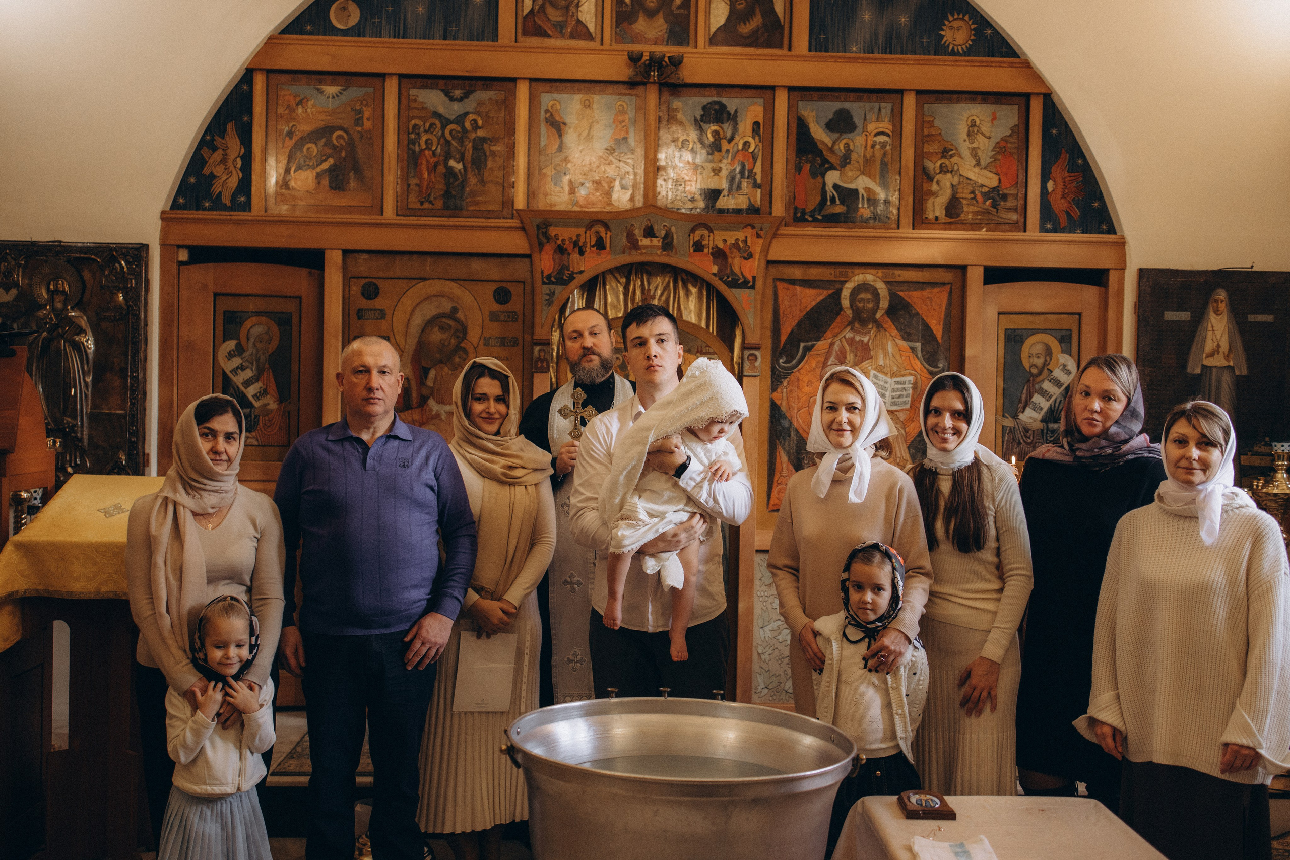 Крещение Надежды. Семейный фотограф Москва Наталия Осьмакова
