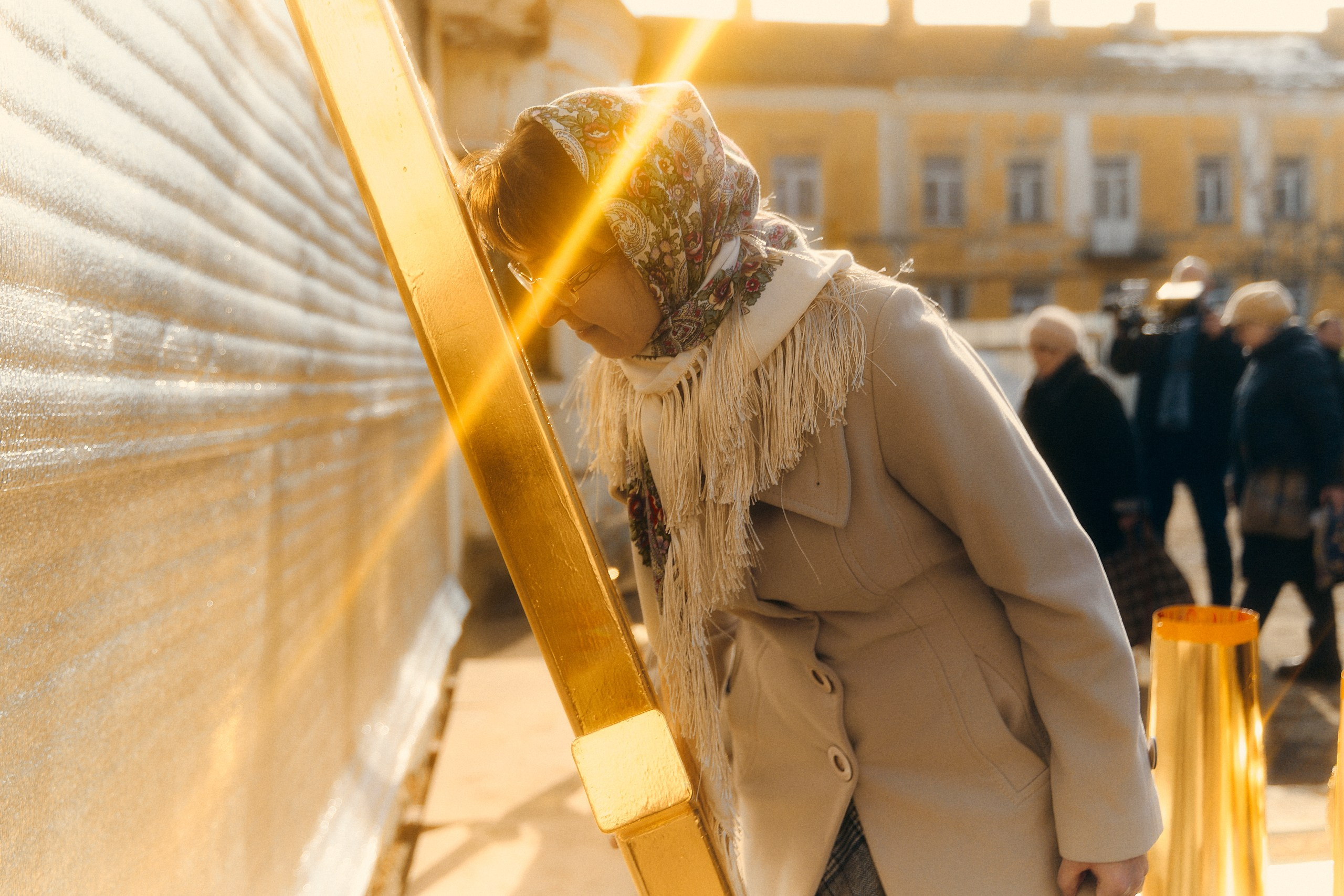 Освящены четыре накупольных креста для Георгиевской церкви в Торжке