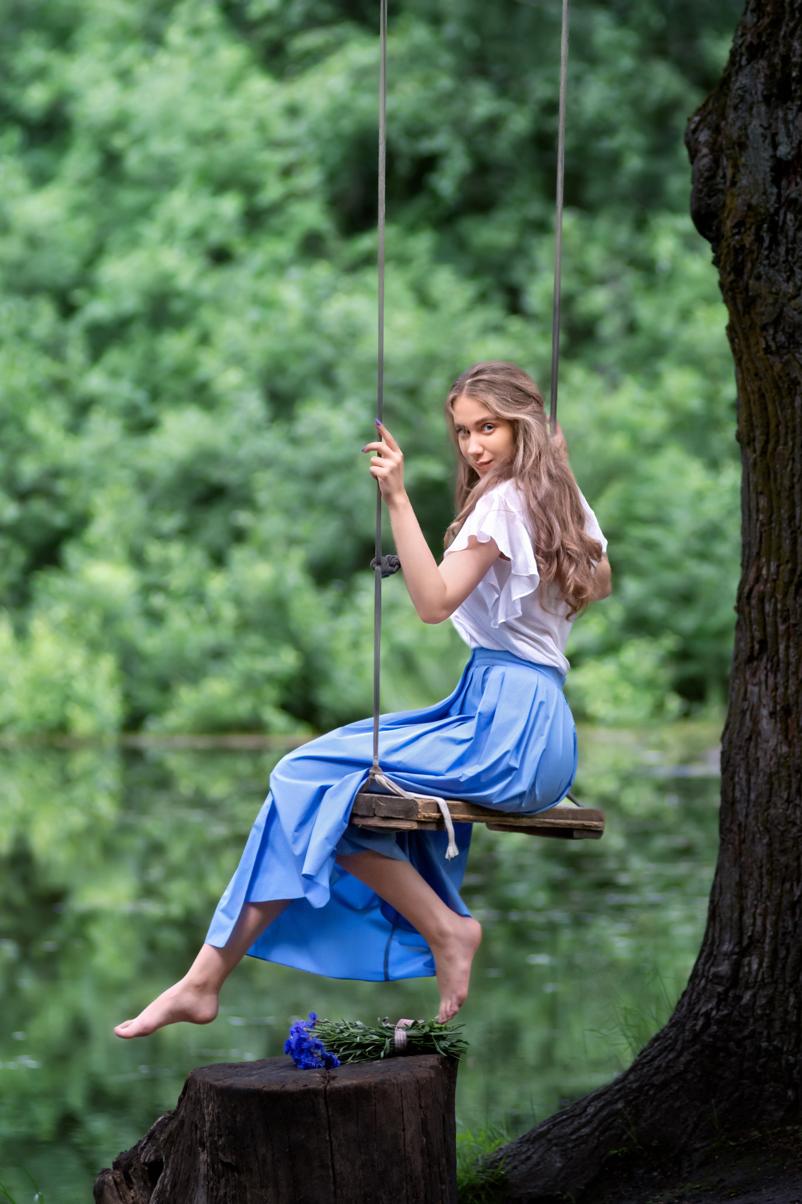 Цветочная лодка. Фотограф Елена Сасс Москва
