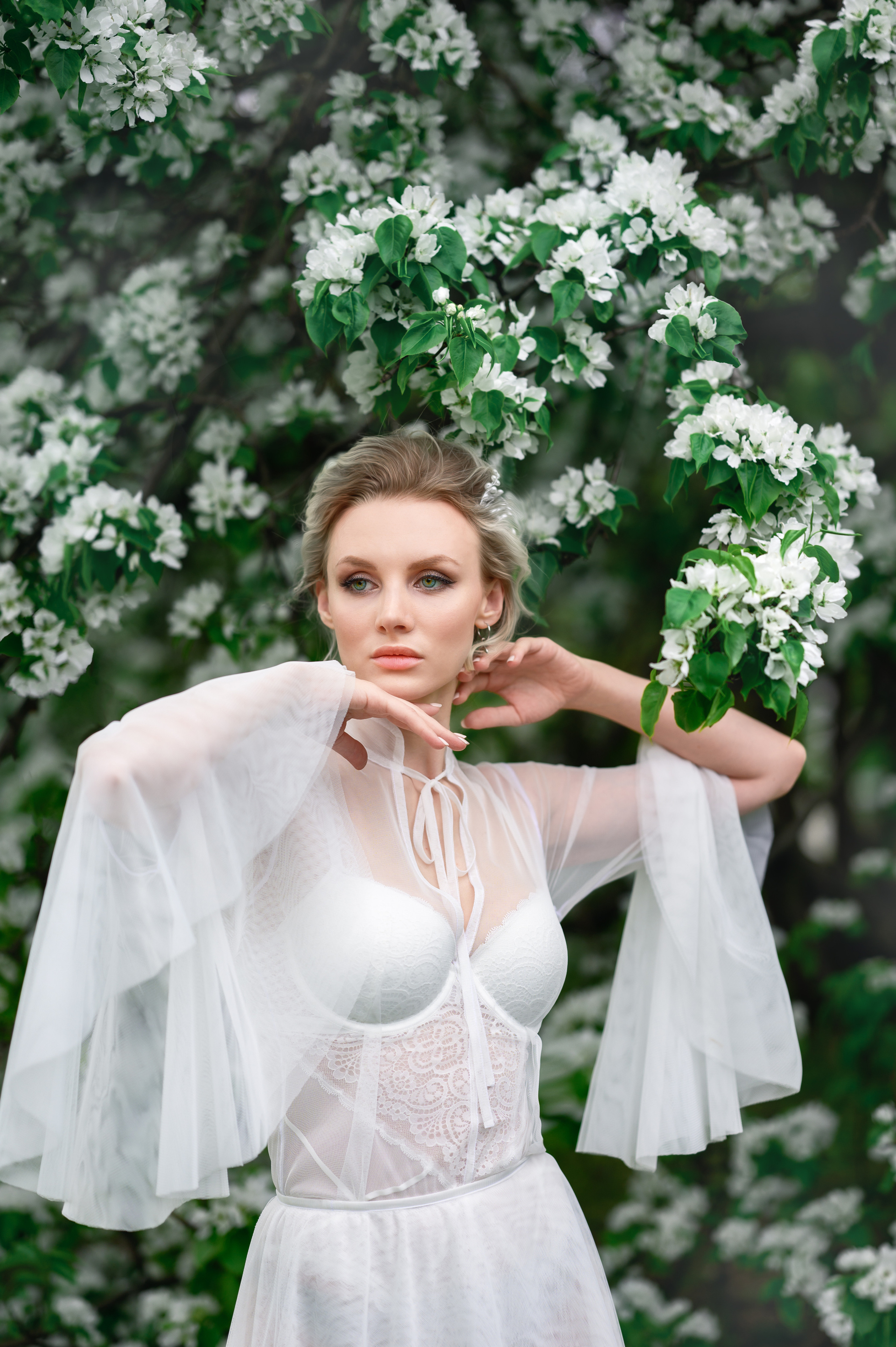 В яблоневом саду. Фотограф Елена Сасс Москва