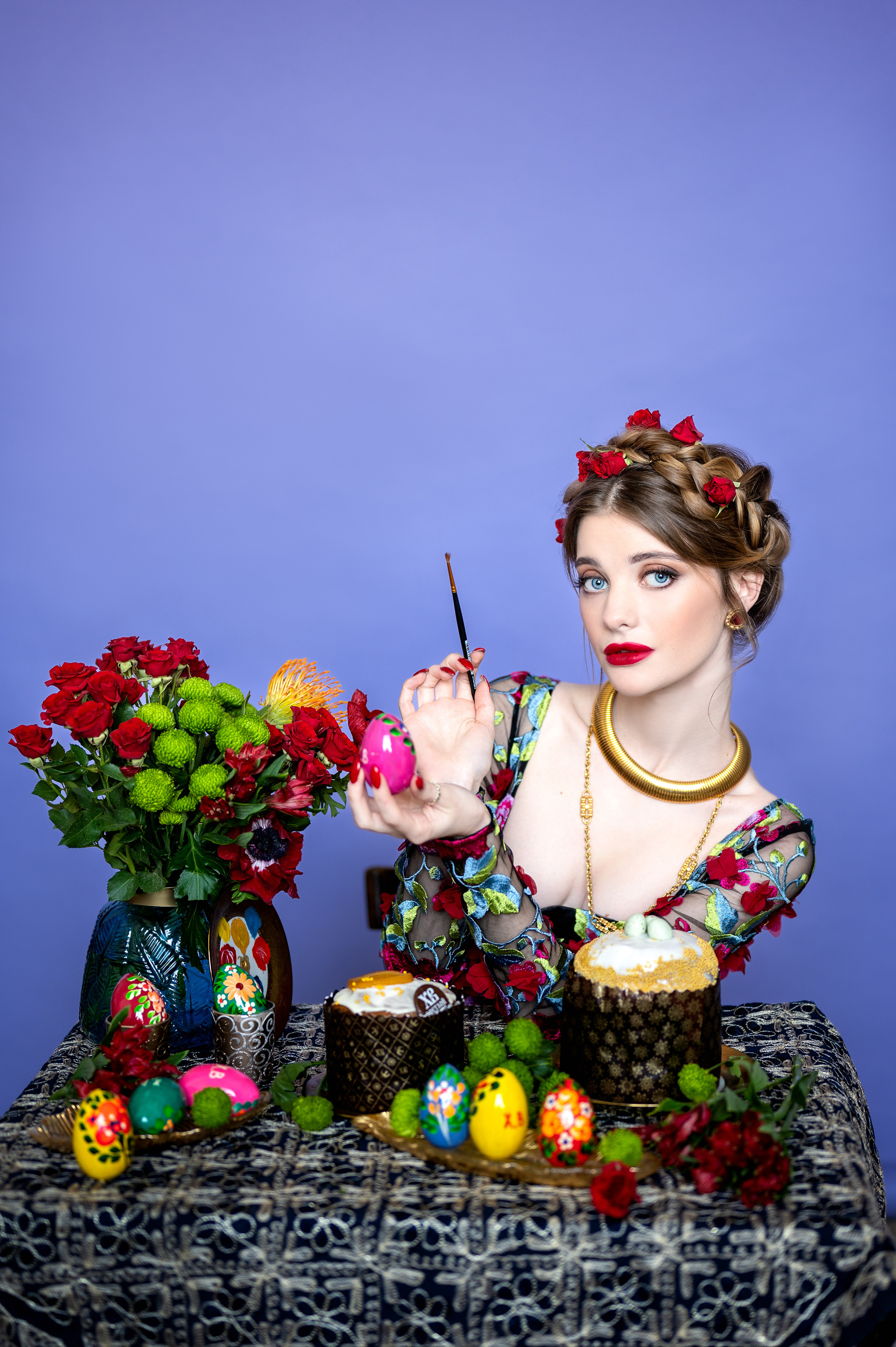 Пасхальная фотосессия Лизы. Фотограф Елена Сасс Москва