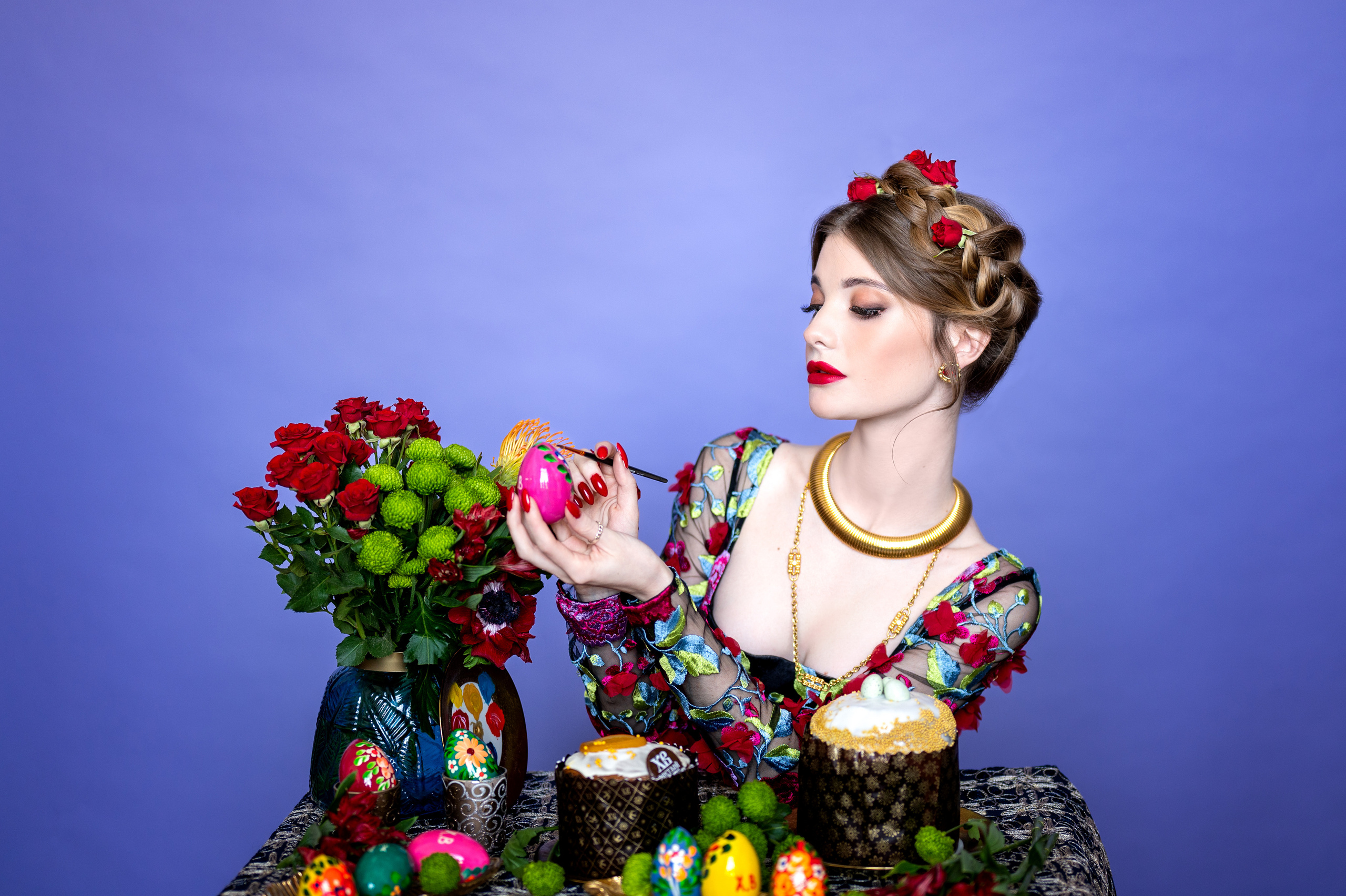 Пасхальная фотосессия Лизы. Фотограф Елена Сасс Москва