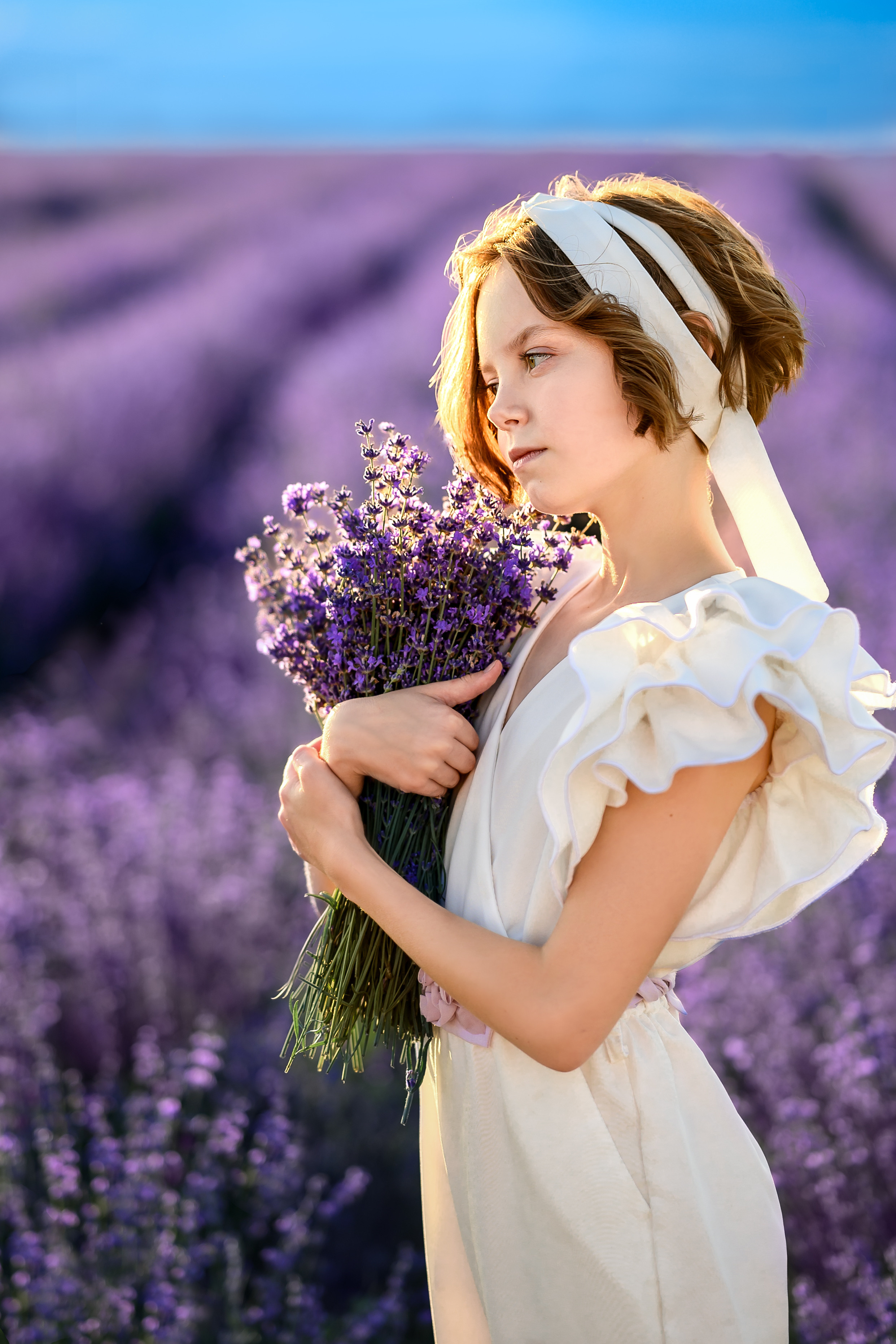 Фотосессия в лаванде. Фотограф Елена Сасс Москва