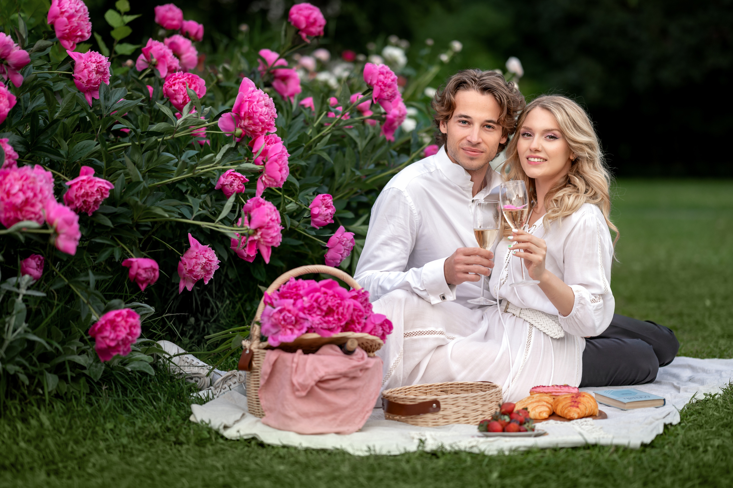 Пикник в саду. Фотограф Елена Сасс Москва