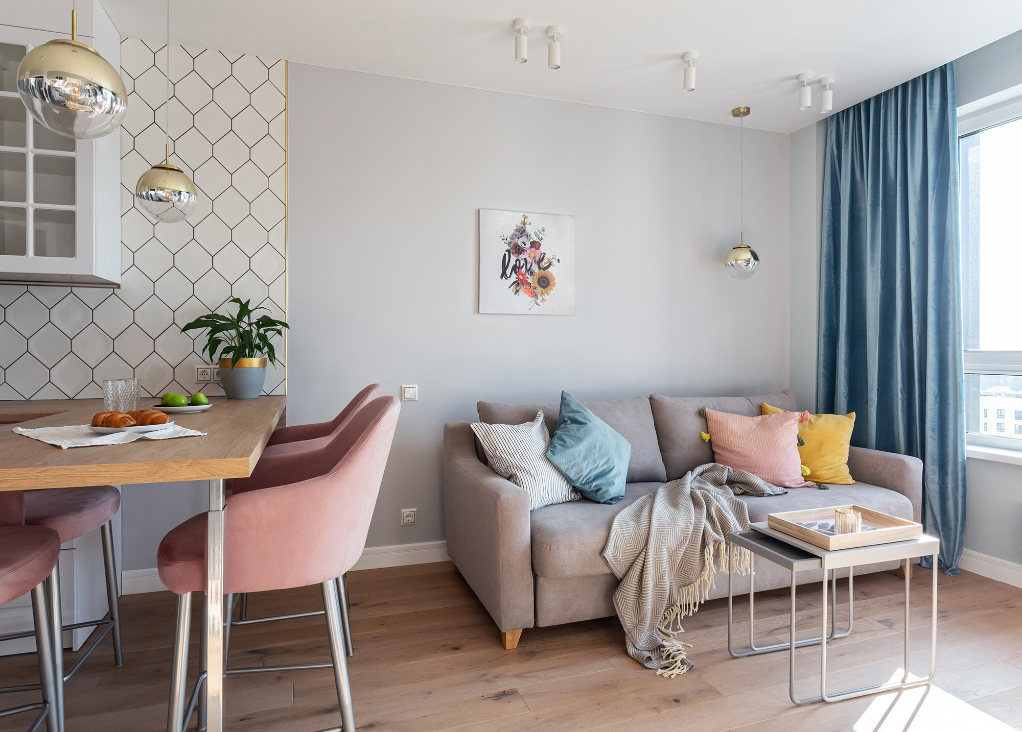 Квартира для девушки в Жк Бунинские луга. Главная