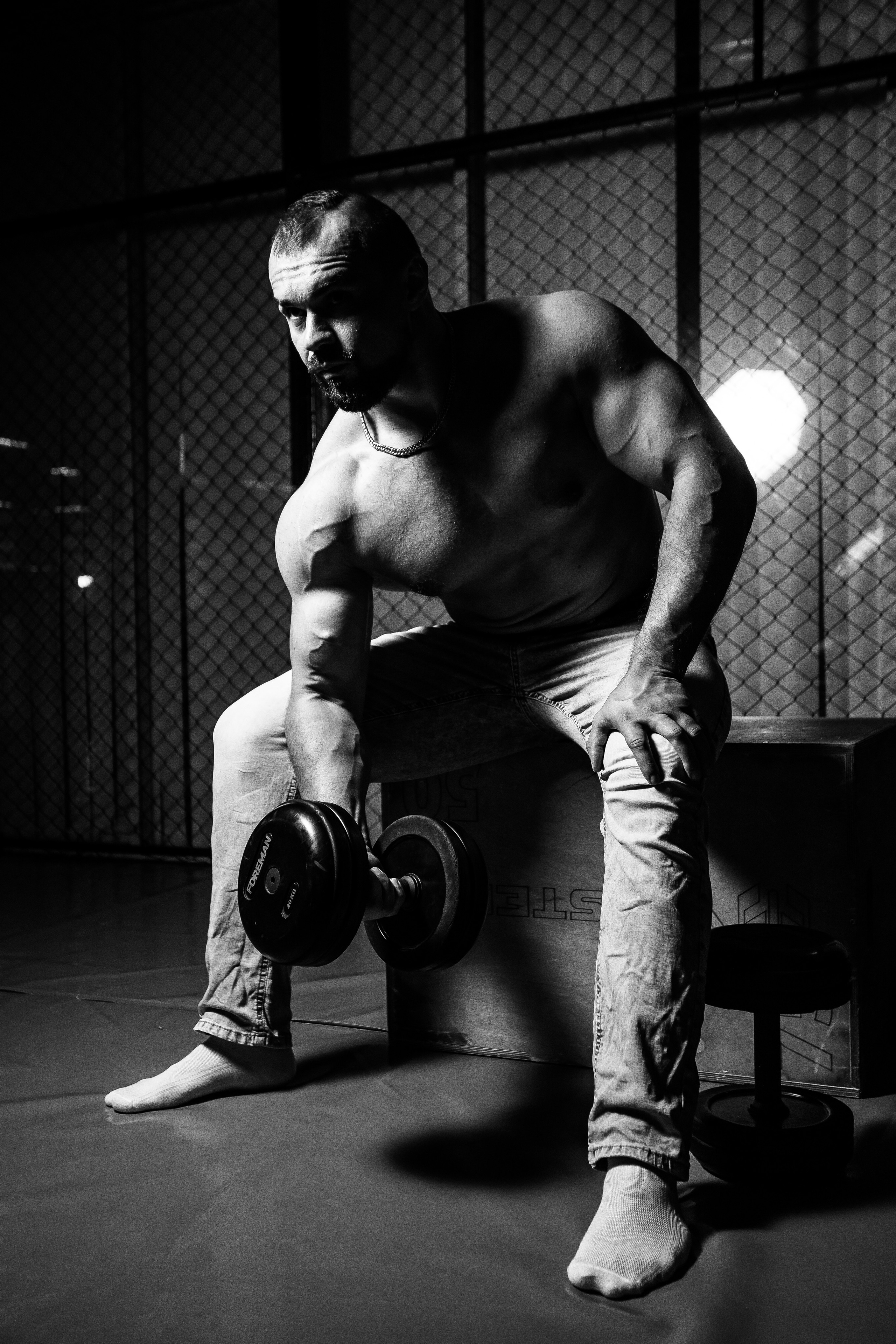 Фотосессия спортсмена в тренажерном зале. Александр Оношкин. Свадебный фотограф в Екатеринбурге