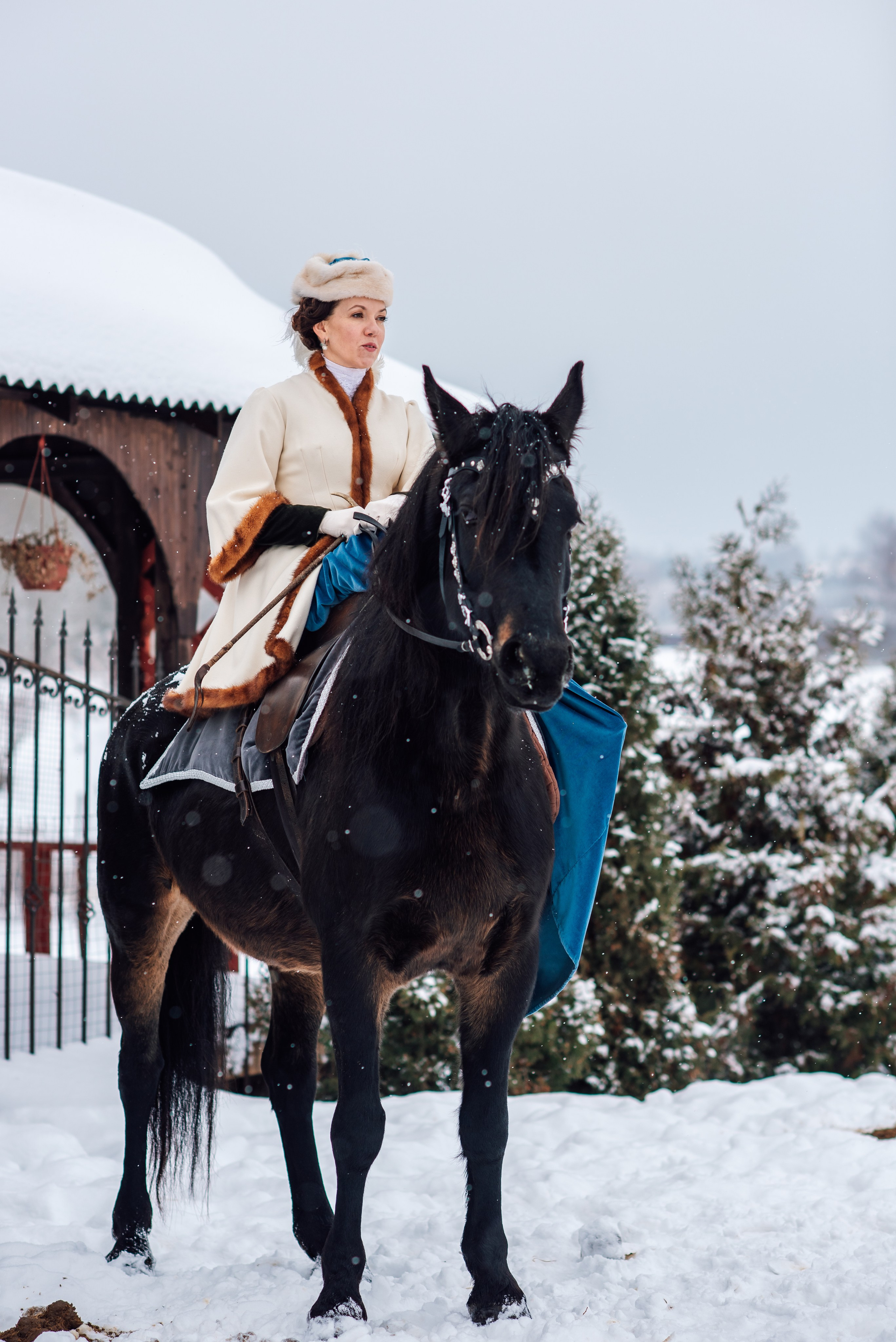 Зимняя парфорсная охота. Фотограф Диана Вальтер