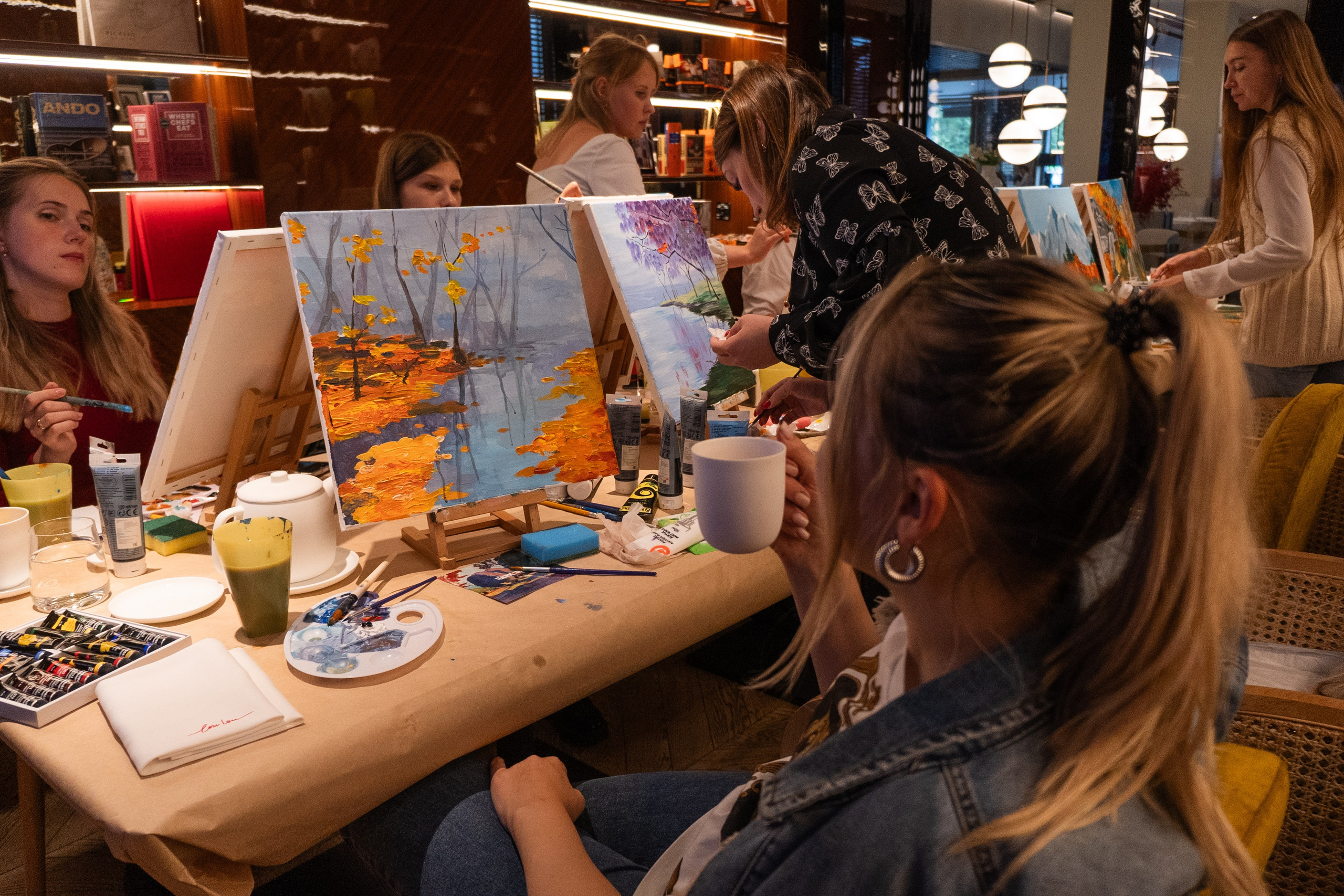 Корпоратив Teach Me Art 3. Портретный фотограф в Москве и Санкт-Петербурге Арина Чех