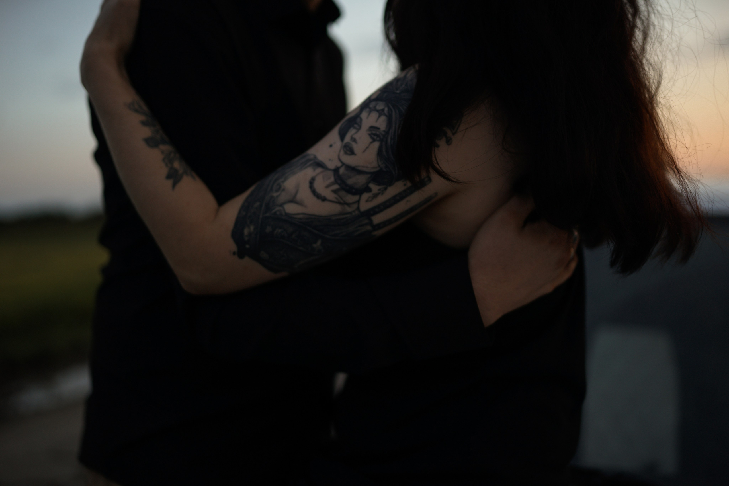 Поздний закат