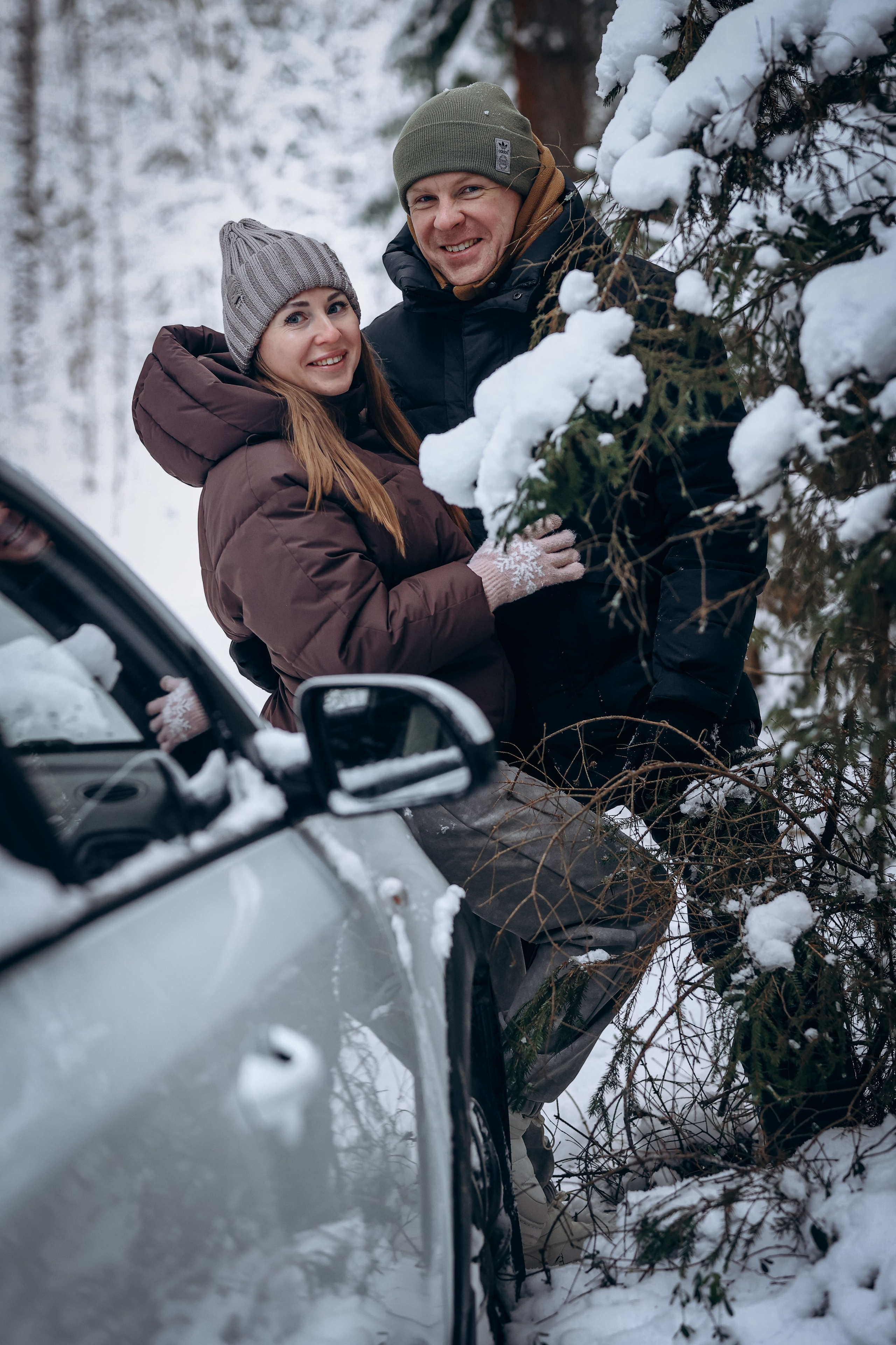 Сочельник в снежном бору. Детский и Семейный фотограф Елена Карпушина