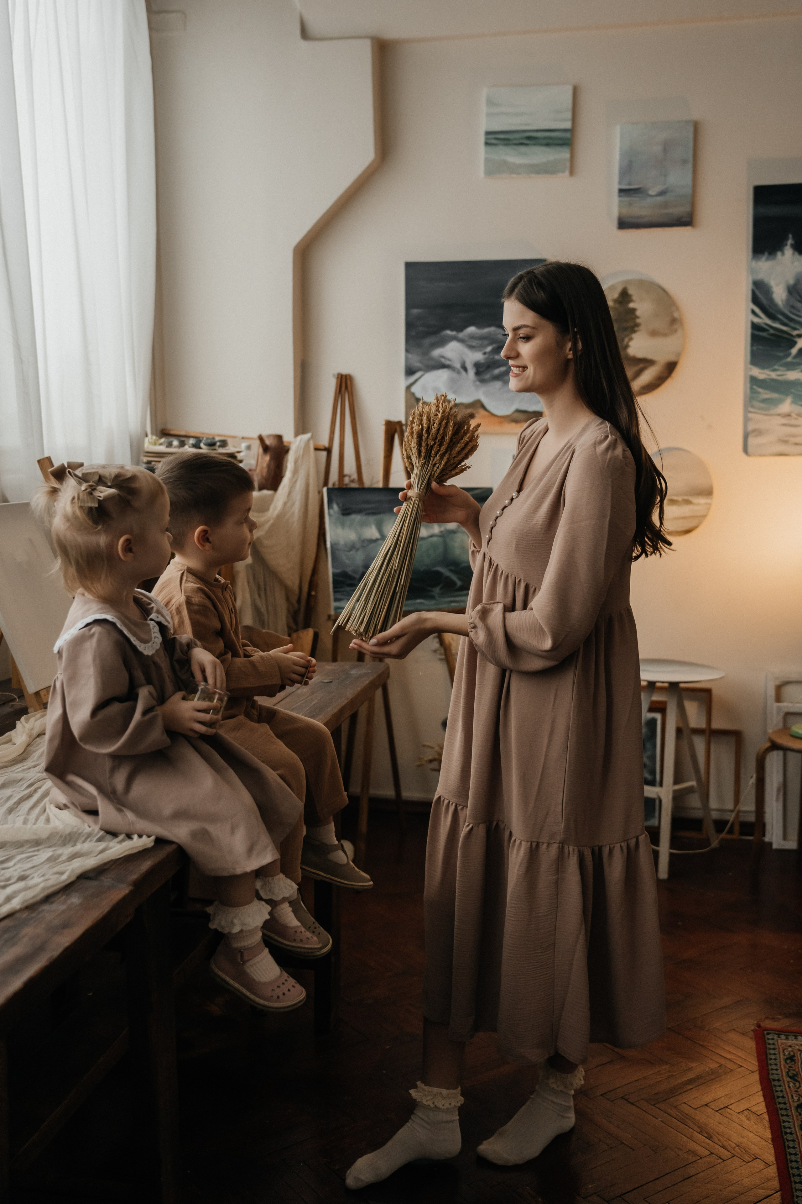 В мастерской. Ваш фотограф Вика Артемова