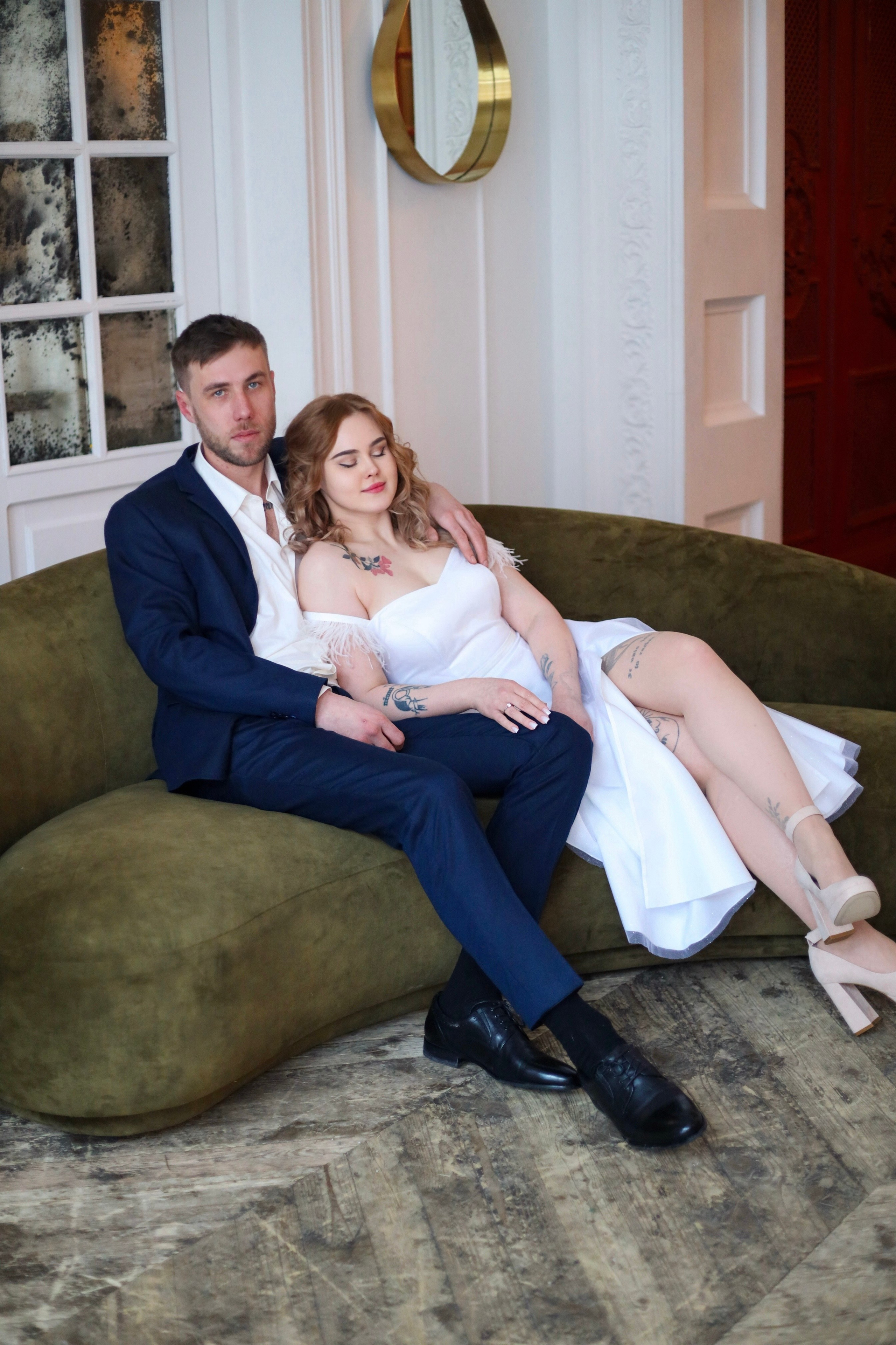 Владимир и Марина. Роспись Особняк Роял. Главная