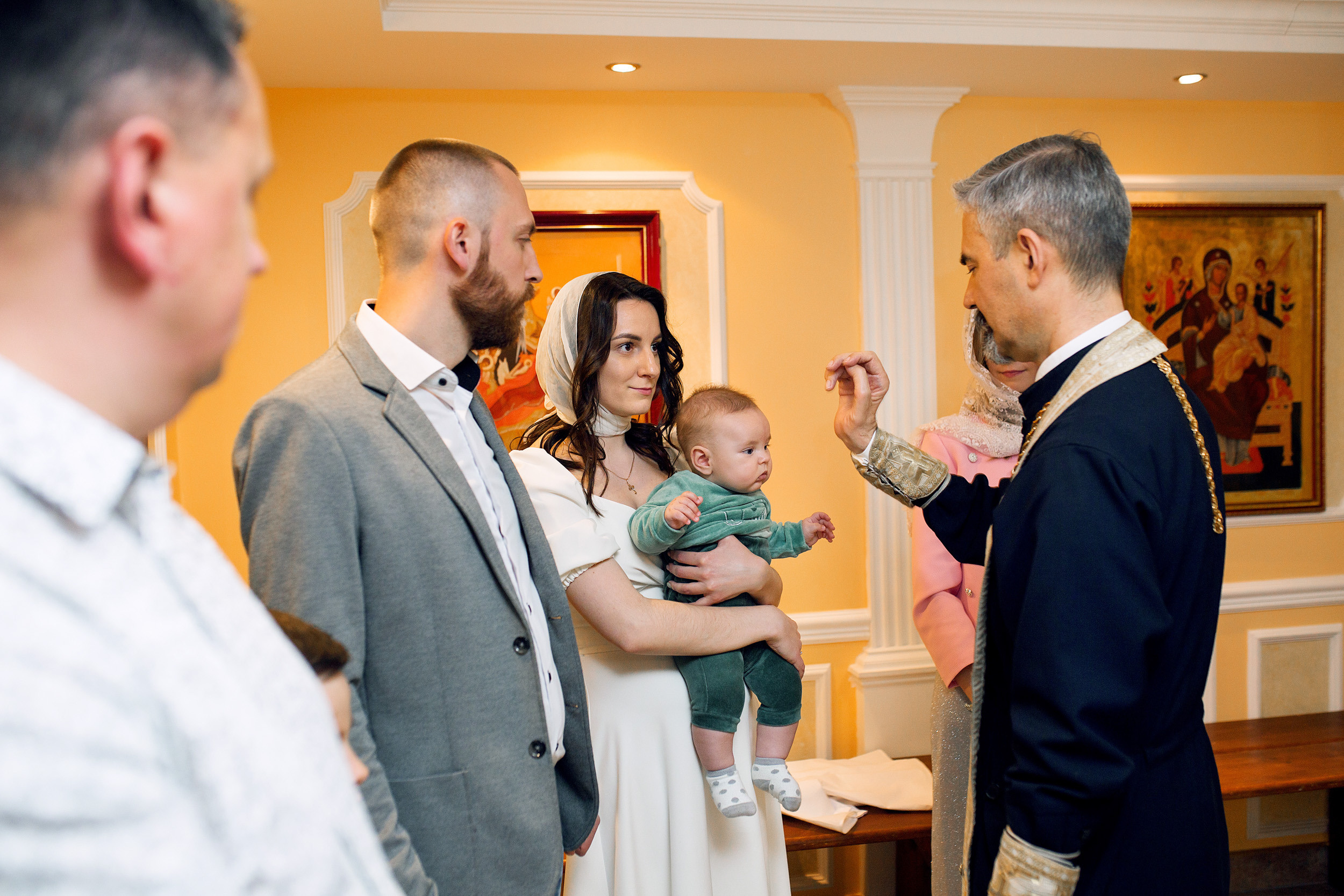 КРЕЩЕНИЕ Ромки Минск. Фотограф новорожденных Оксана Полевская