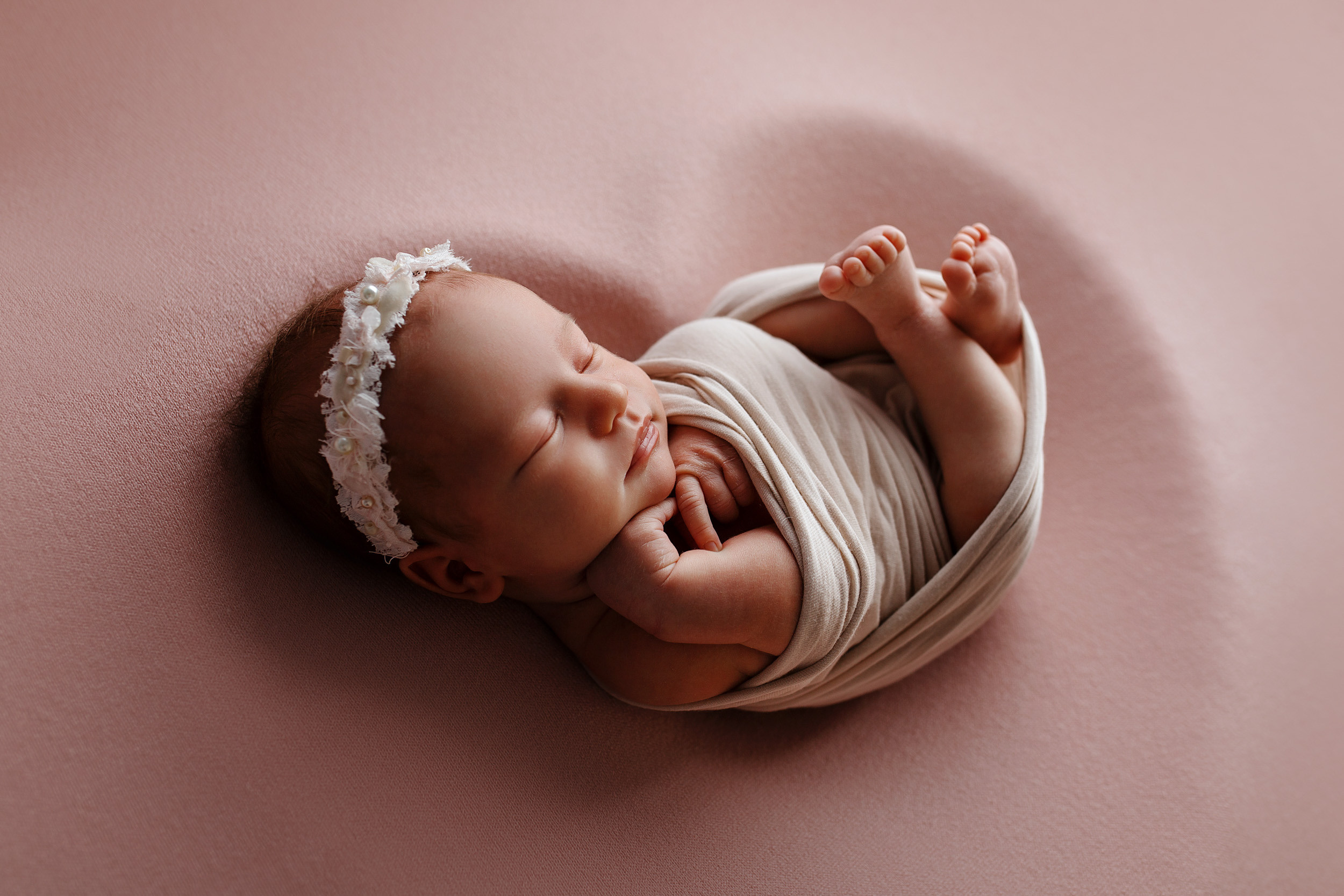 Фотосессия новорожденной Варвары. Фотограф новорожденных Оксана Полевская