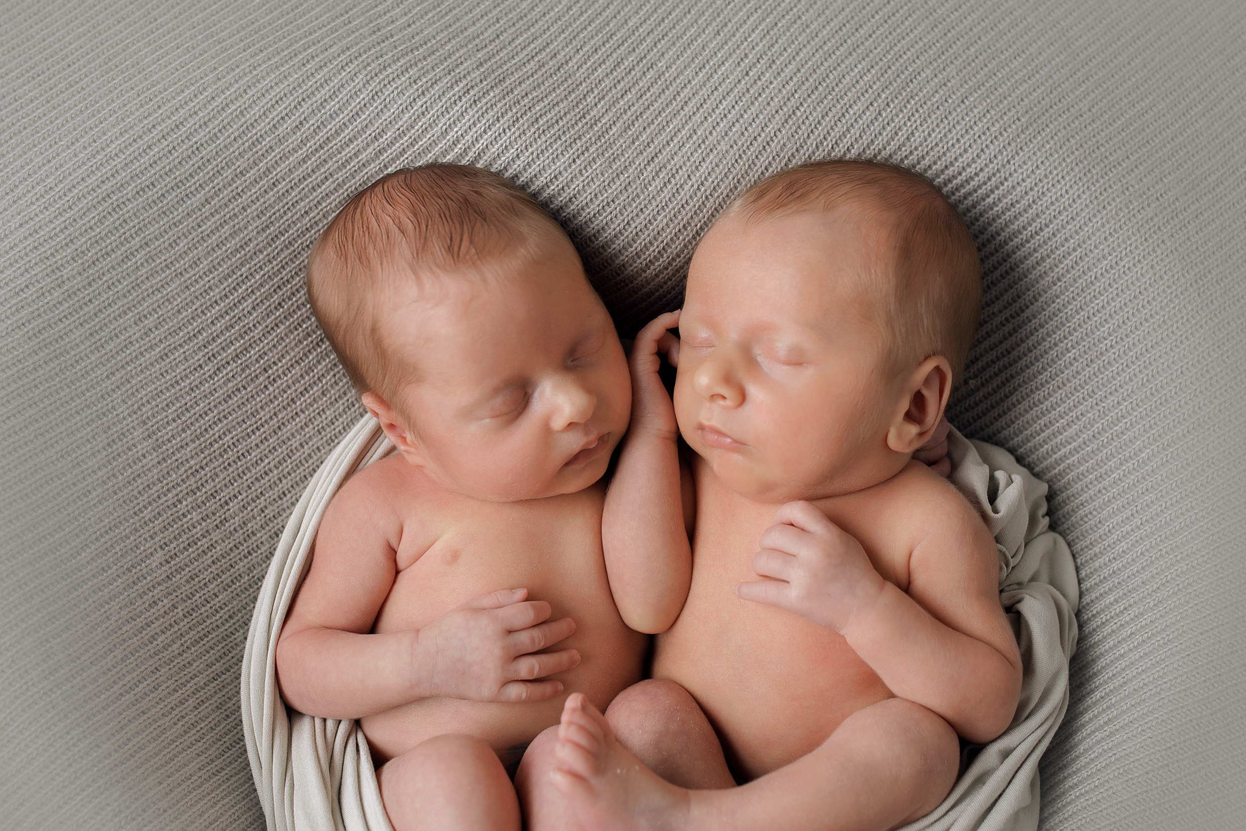 ВАНЯ и ЕВА двойняшки Classic. Фотограф новорожденных Оксана Полевская