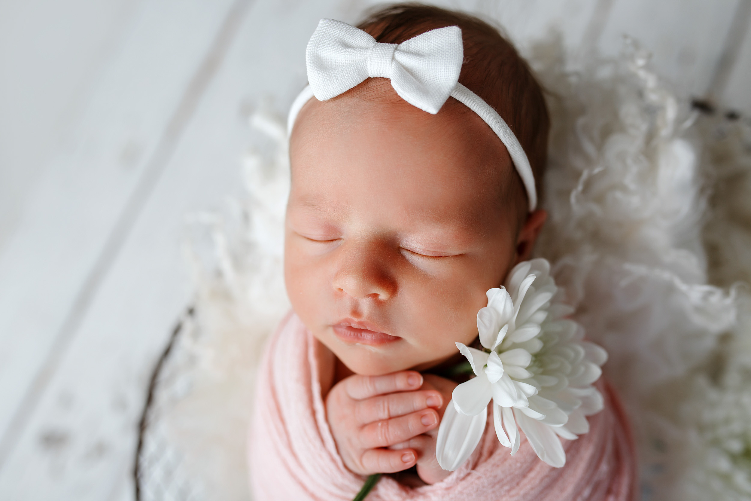 Фотосессия новорожденной Варвары. Фотограф новорожденных Оксана Полевская