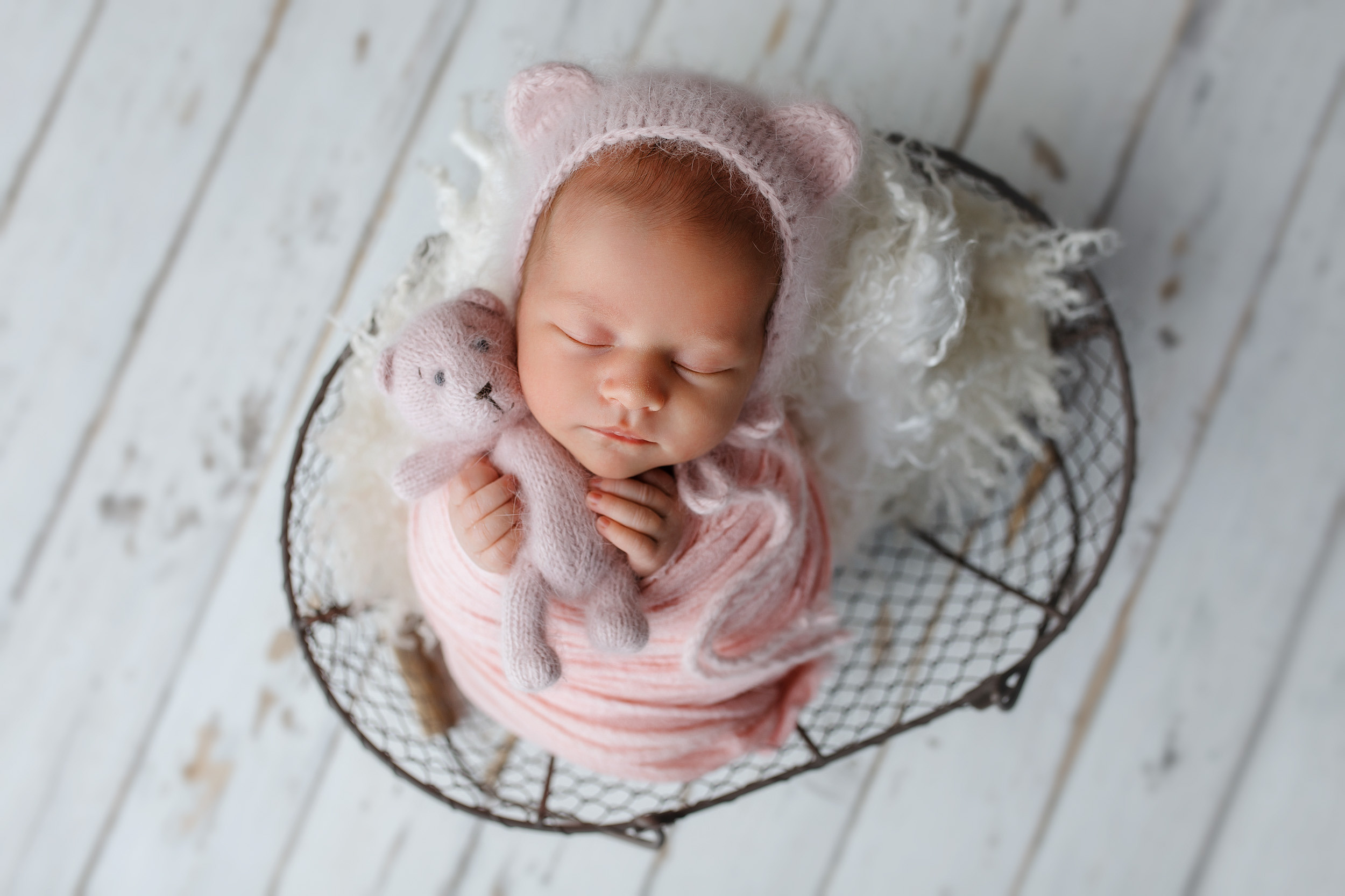 Фотосессия новорожденной Варвары. Фотограф новорожденных Оксана Полевская