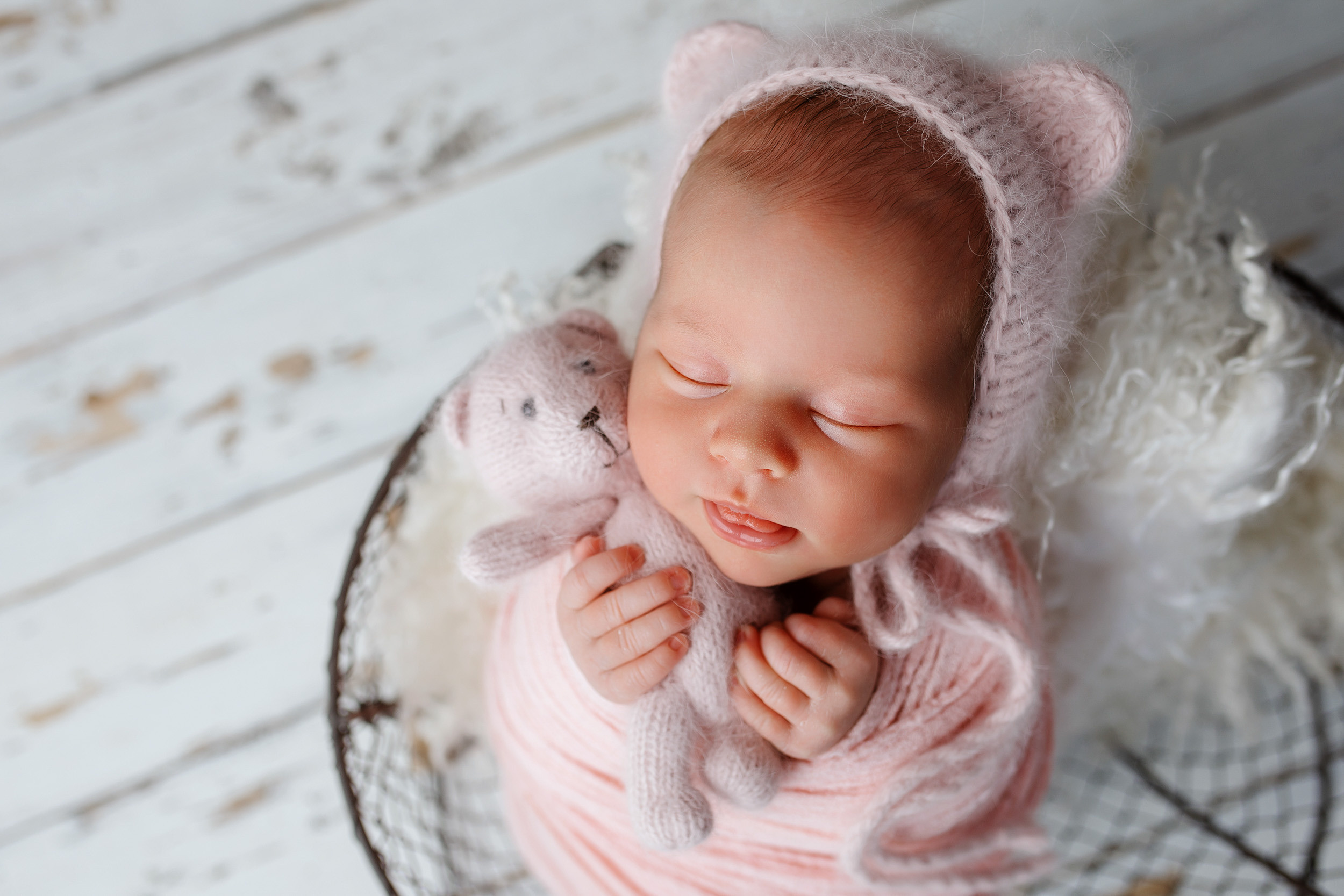 Фотосессия новорожденной Варвары. Фотограф новорожденных Оксана Полевская