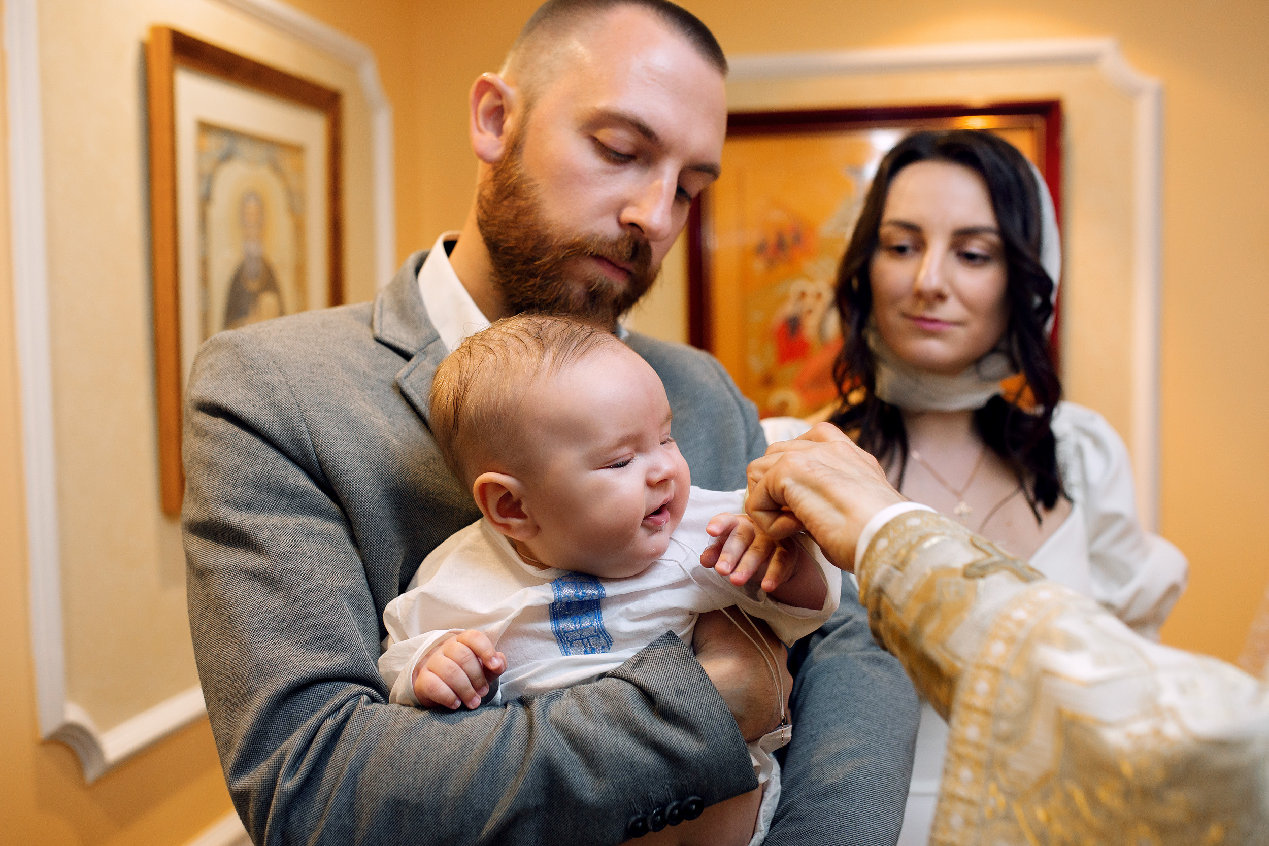 КРЕЩЕНИЕ Ромки Минск. Фотограф новорожденных Оксана Полевская