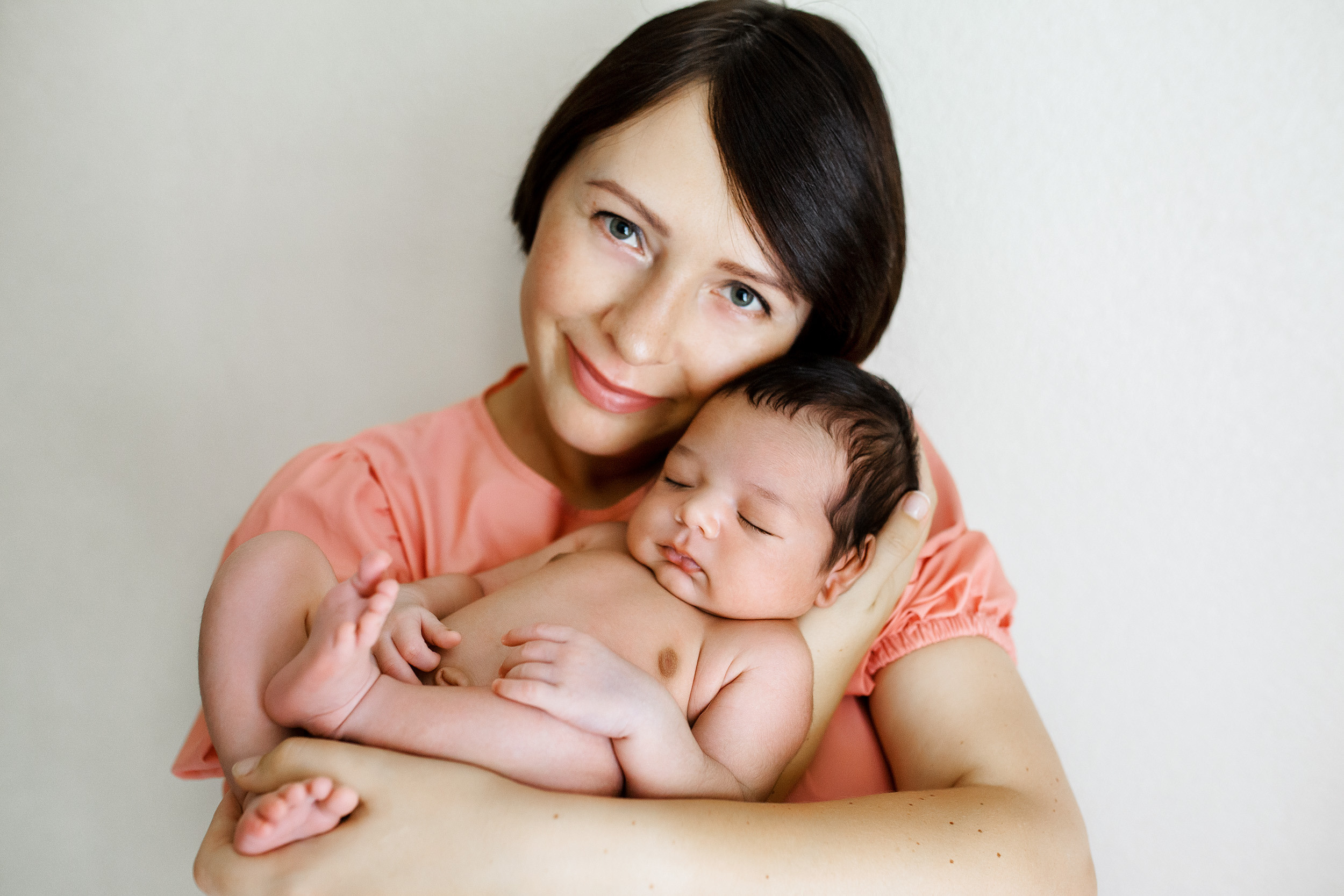 Фотосессия новорожденного Адама. Фотограф новорожденных Оксана Полевская