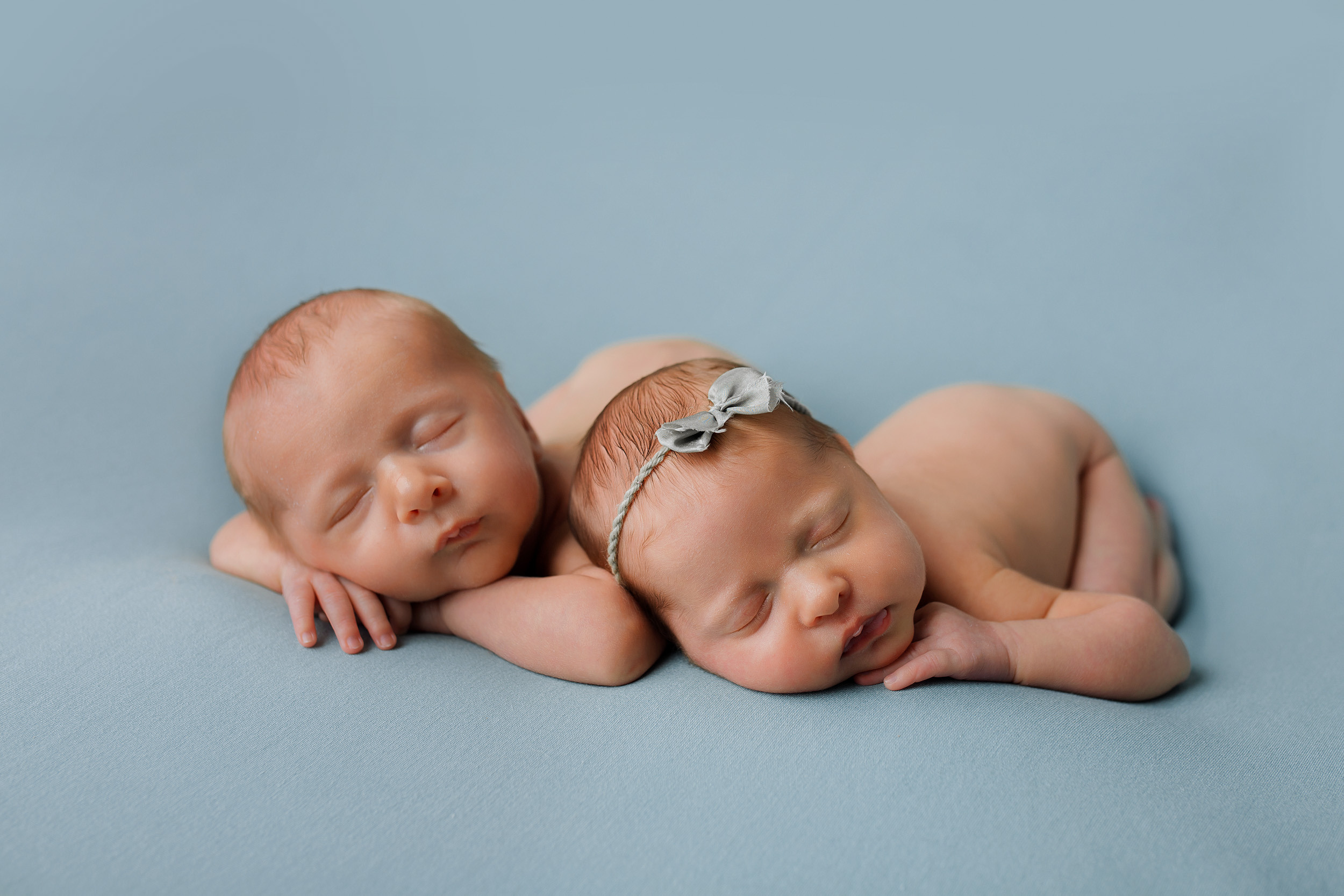 ВАНЯ и ЕВА двойняшки Classic. Фотограф новорожденных Оксана Полевская