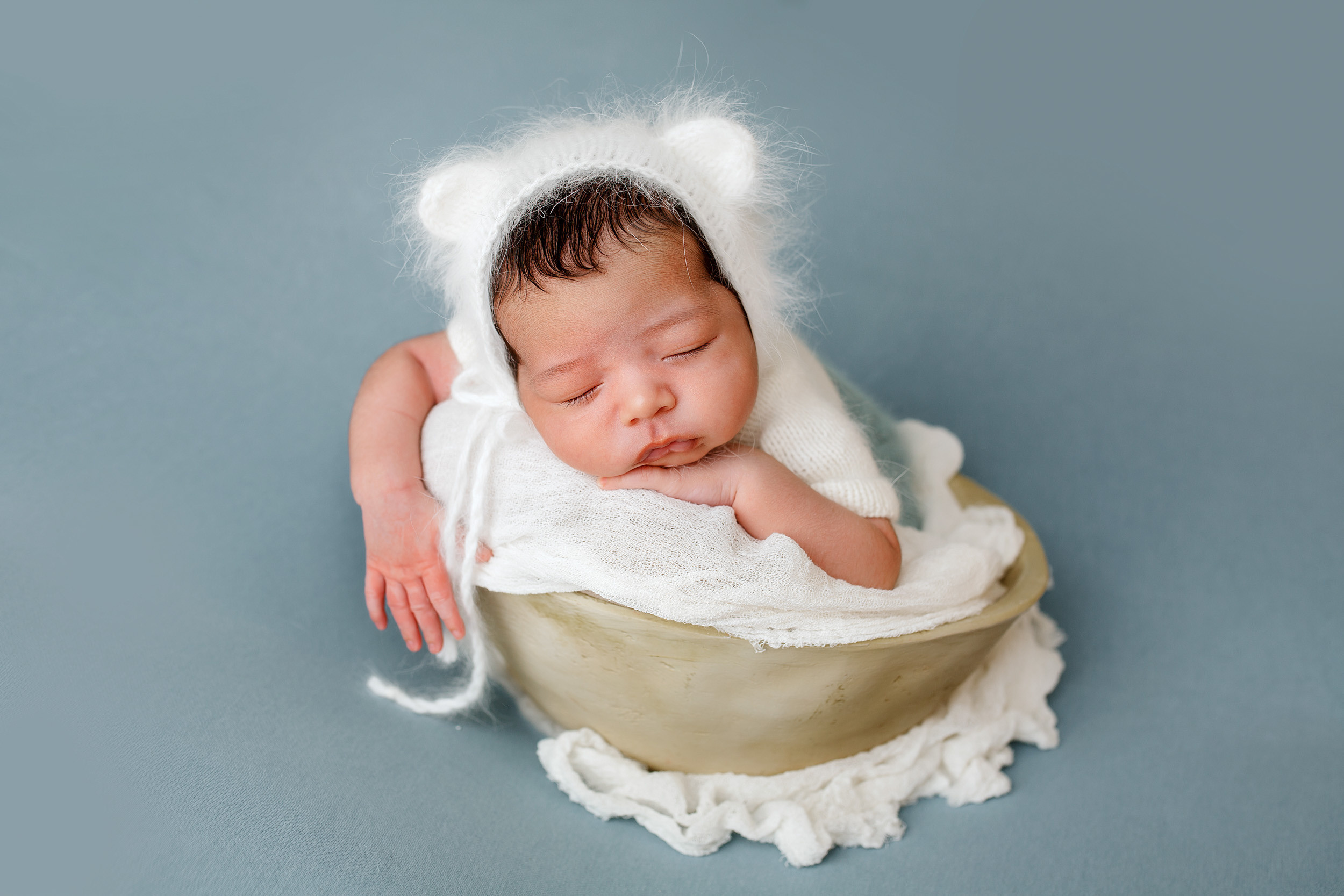 Фотосессия новорожденного Адама. Фотограф новорожденных Оксана Полевская