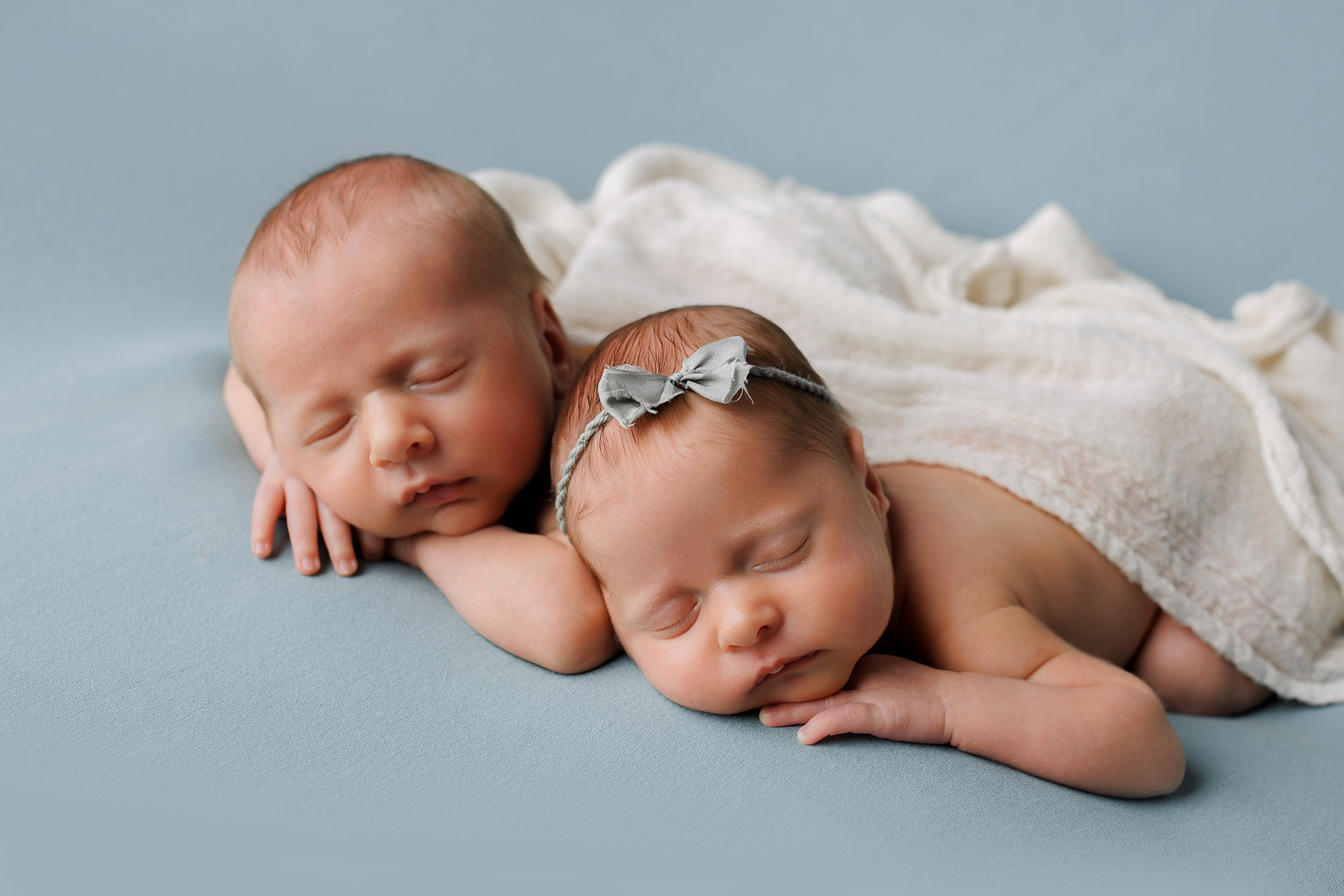 ВАНЯ и ЕВА двойняшки Classic. Фотограф новорожденных Оксана Полевская