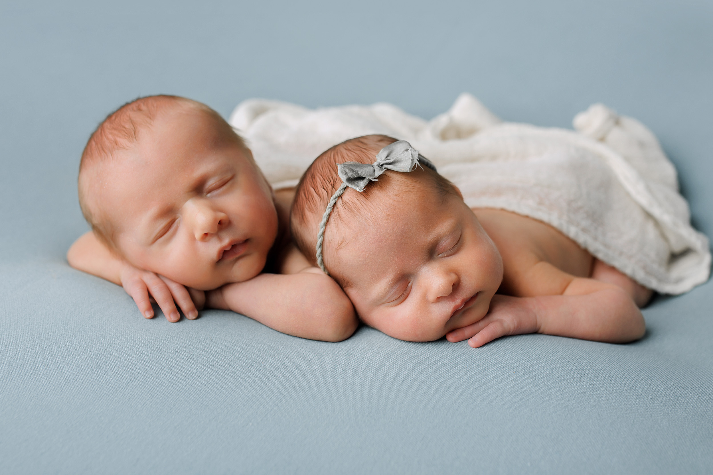 ВАНЯ и ЕВА двойняшки Classic. Фотограф новорожденных Оксана Полевская