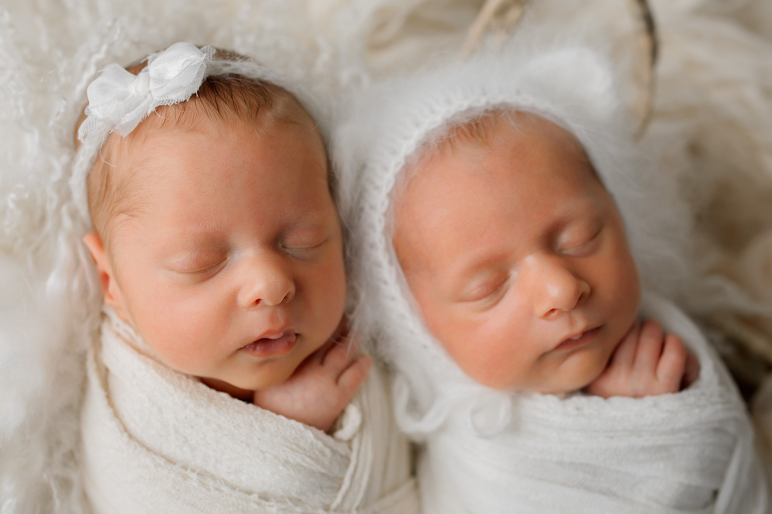 ВАНЯ и ЕВА двойняшки Classic. Фотограф новорожденных Оксана Полевская