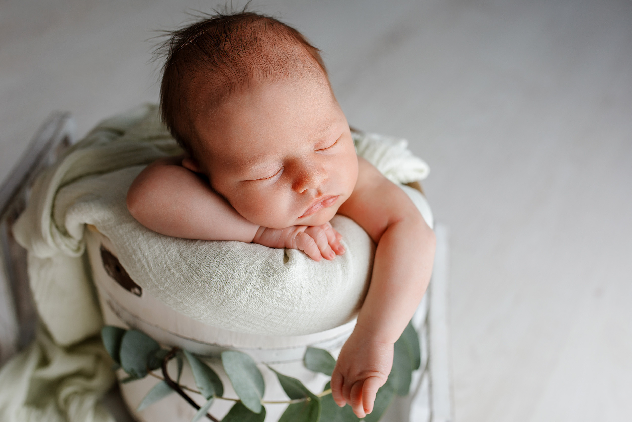 Фотосессия новорожденной Варвары. Фотограф новорожденных Оксана Полевская