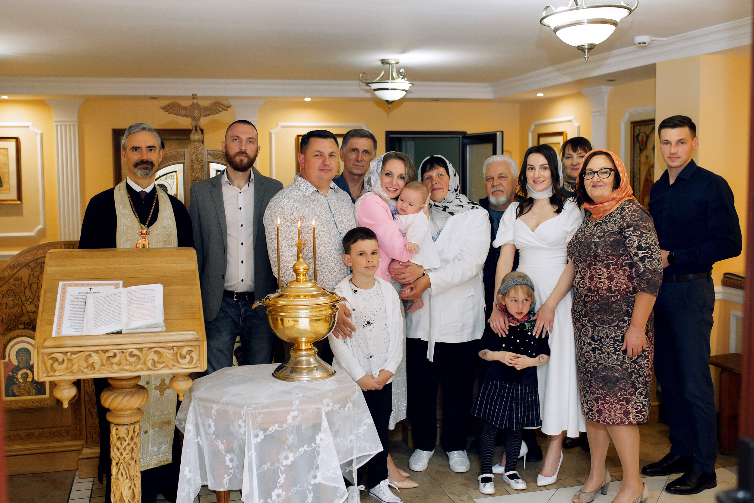 КРЕЩЕНИЕ Ромки Минск. Фотограф новорожденных Оксана Полевская