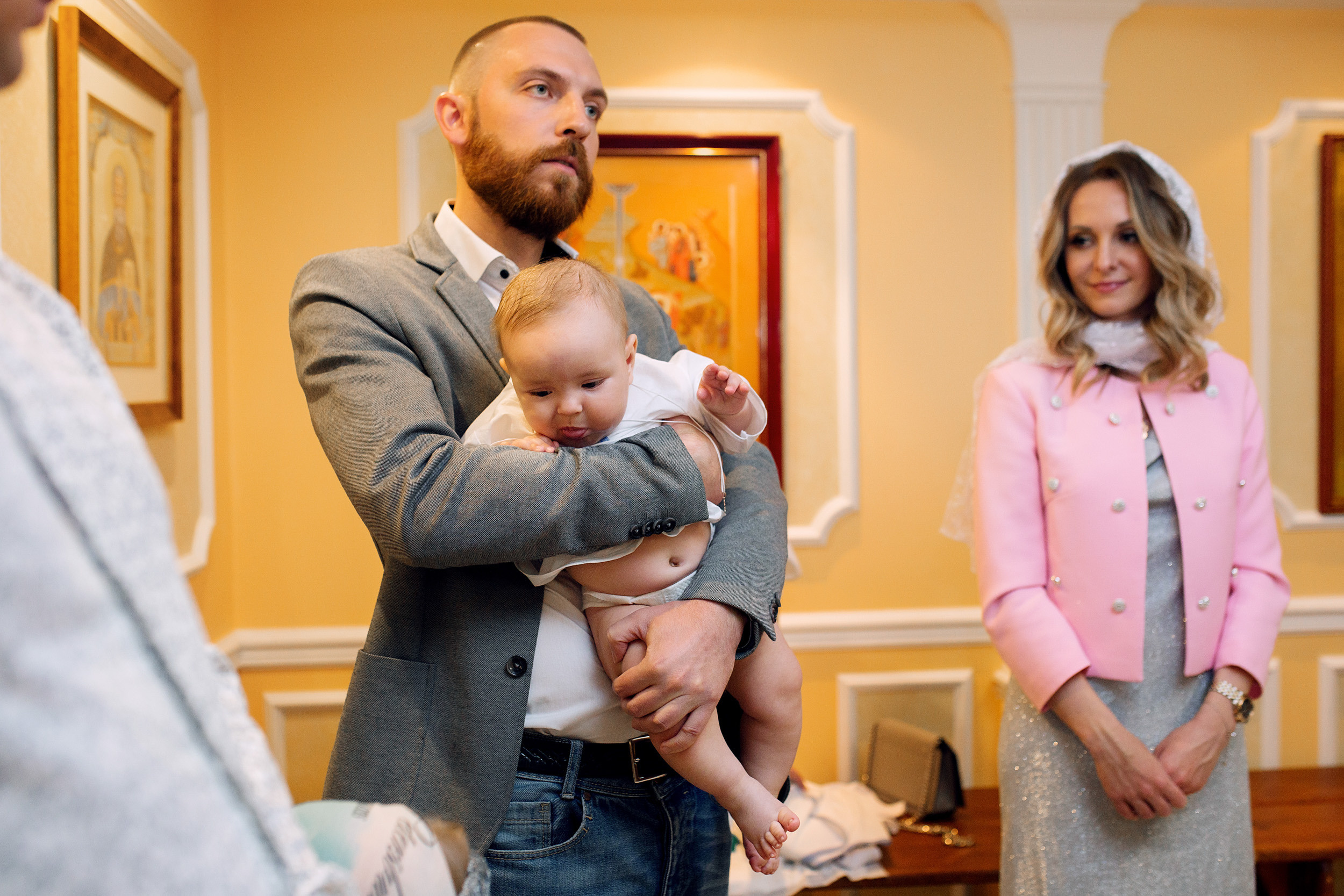 КРЕЩЕНИЕ Ромки Минск. Фотограф новорожденных Оксана Полевская