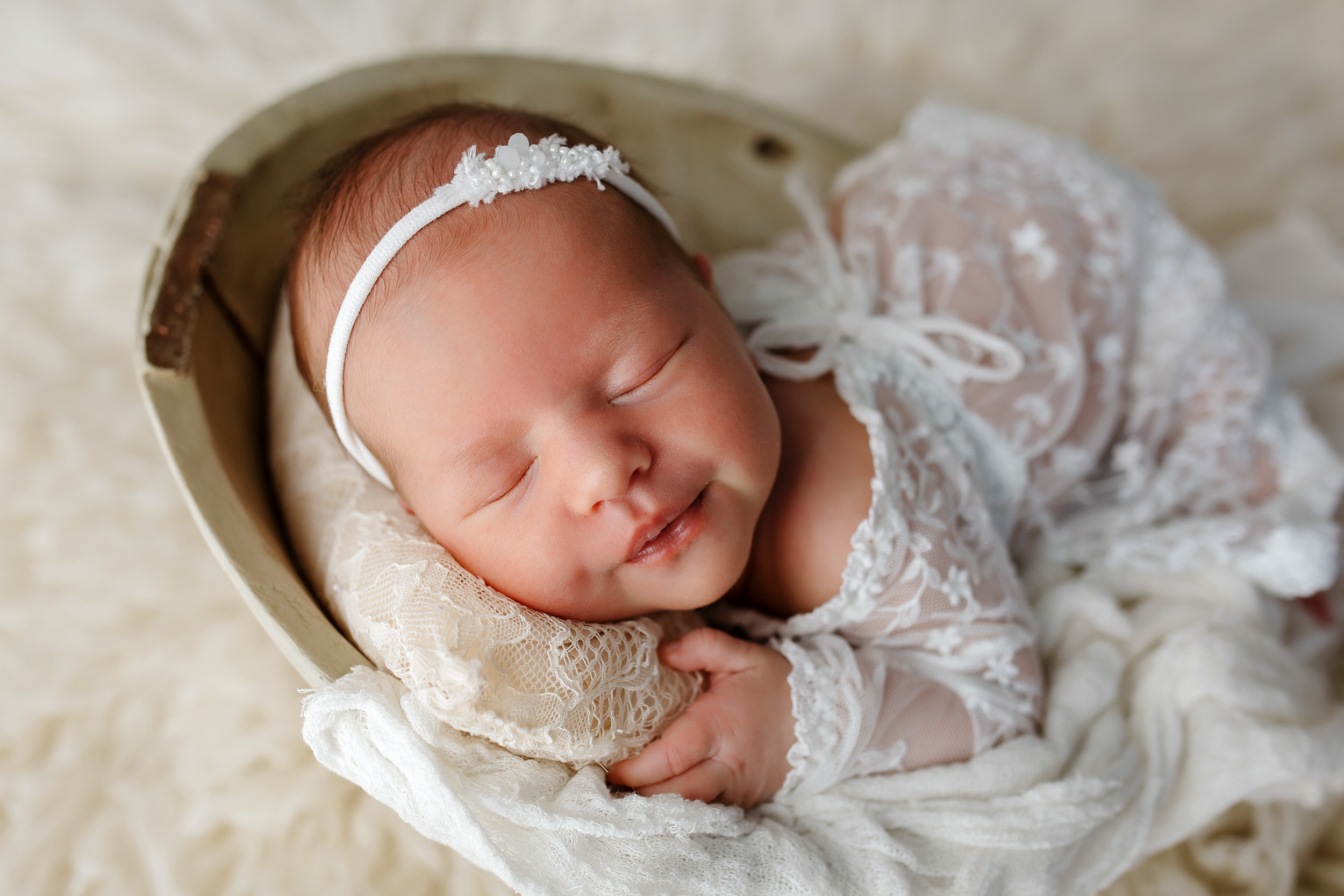 Фотосессия новорожденной Варвары. Фотограф новорожденных Оксана Полевская