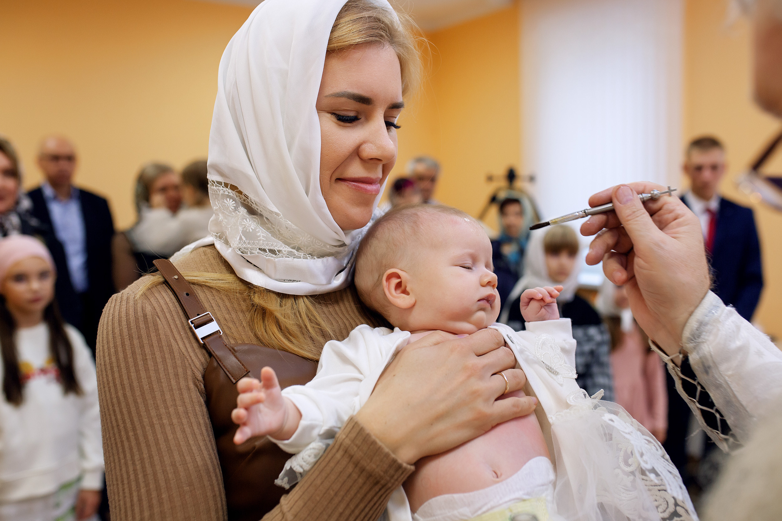 КРЕЩЕНИЕ Верочки Брест. Фотограф новорожденных Оксана Полевская