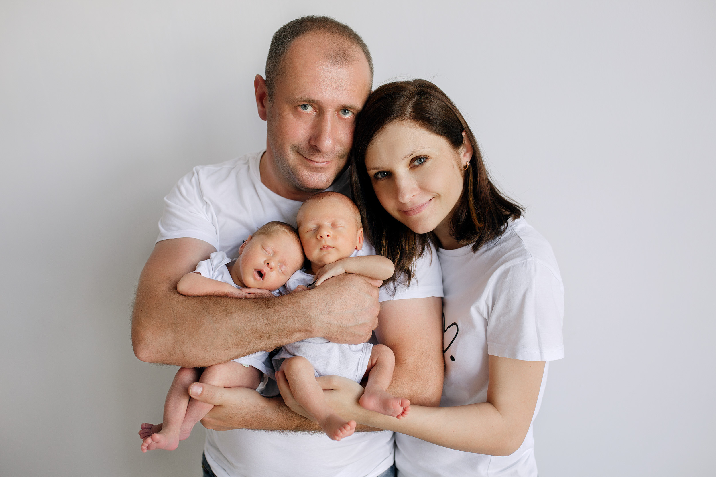 ВАНЯ и ЕВА двойняшки Classic. Фотограф новорожденных Оксана Полевская