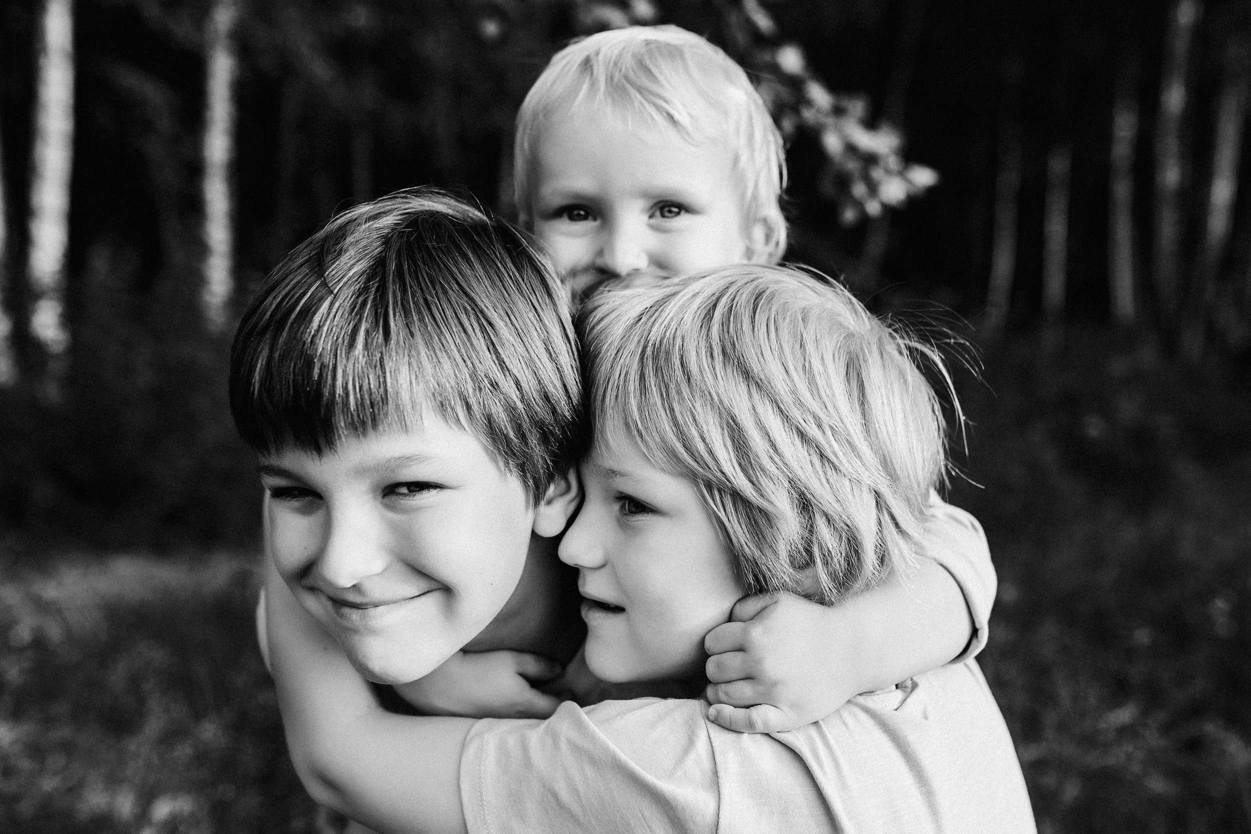 Нелли и дети. Фотограф новорожденных Оксана Полевская