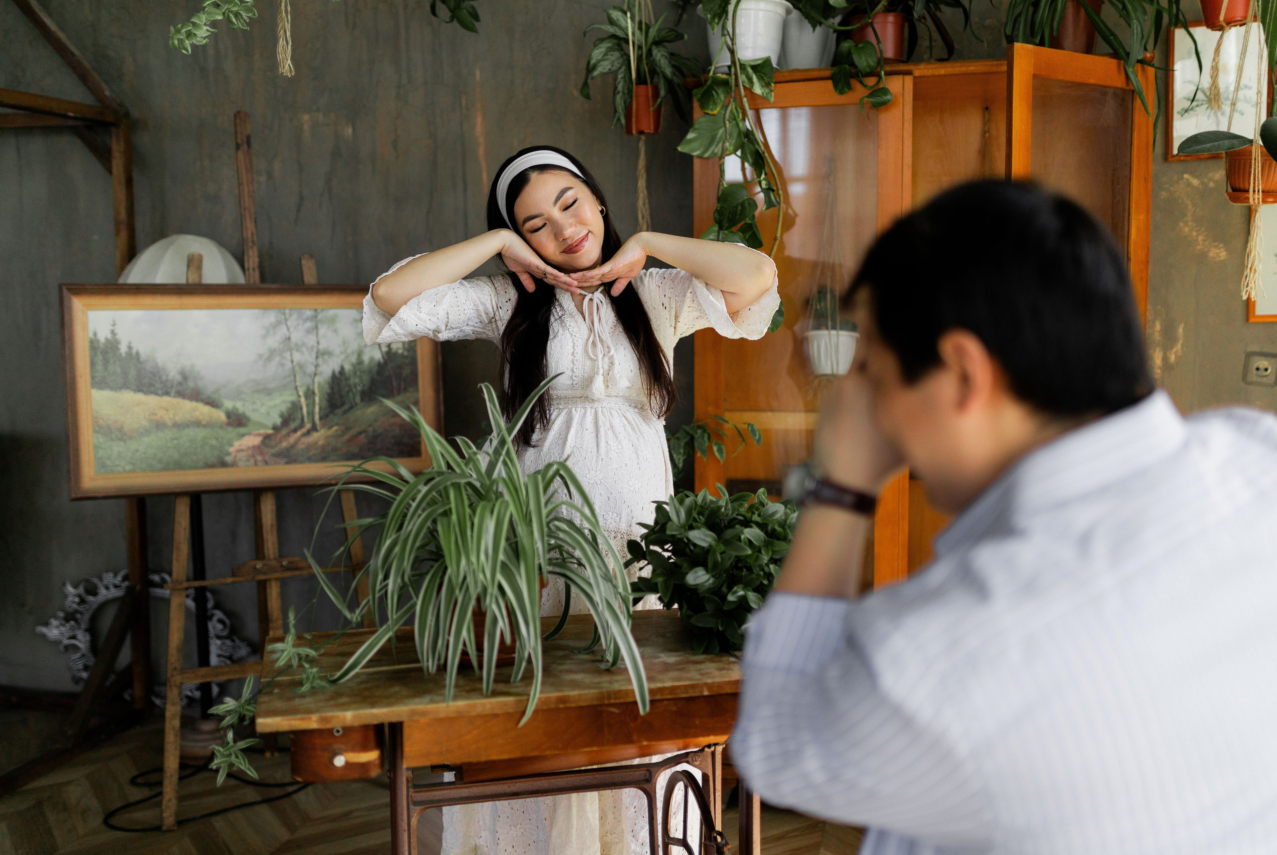 Нуржан и Акжунис (беременность)