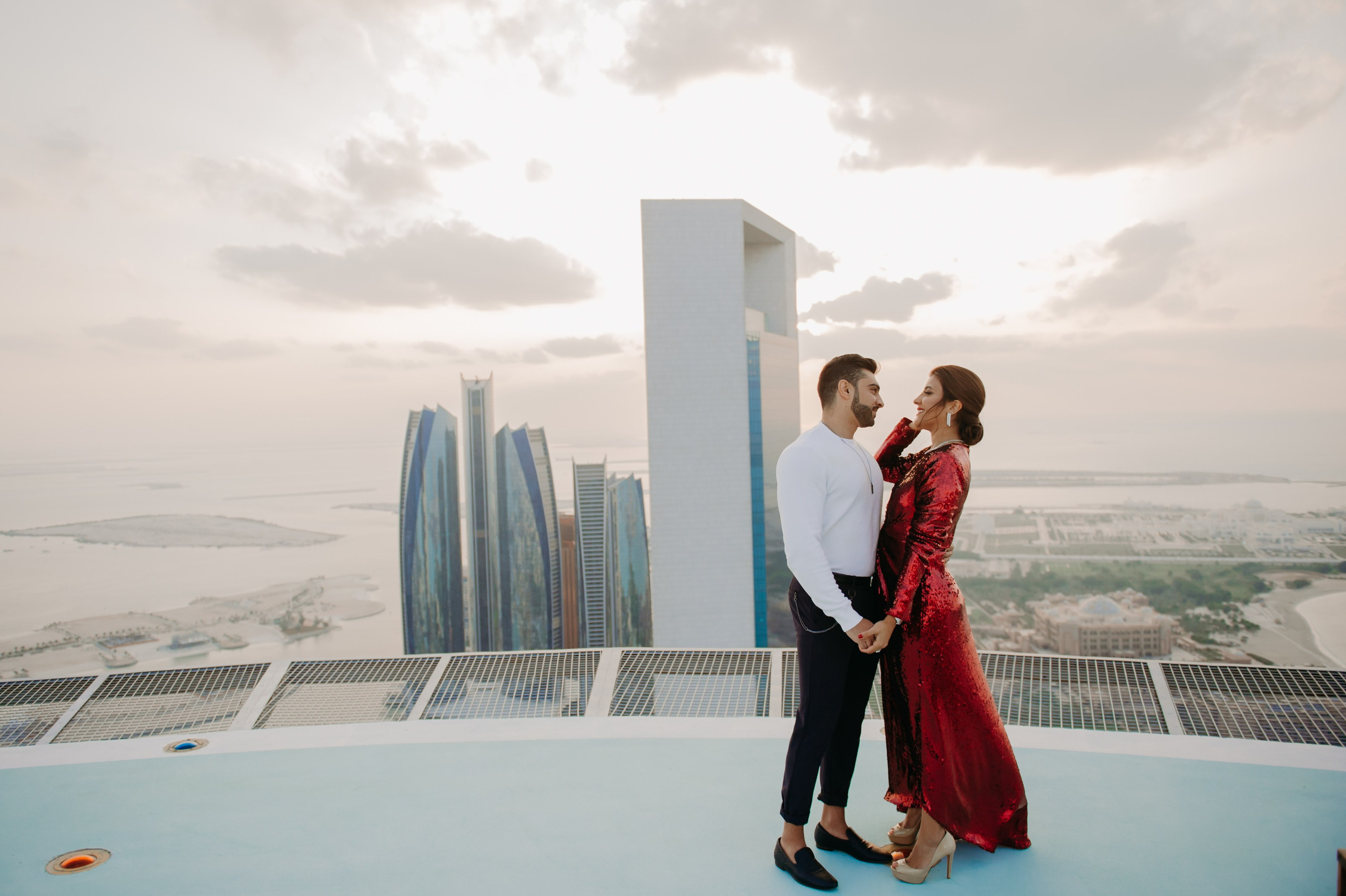Love Story на высоте (Абу Даби). Фотограф в Москве и Санкт-Петербурге Дарина