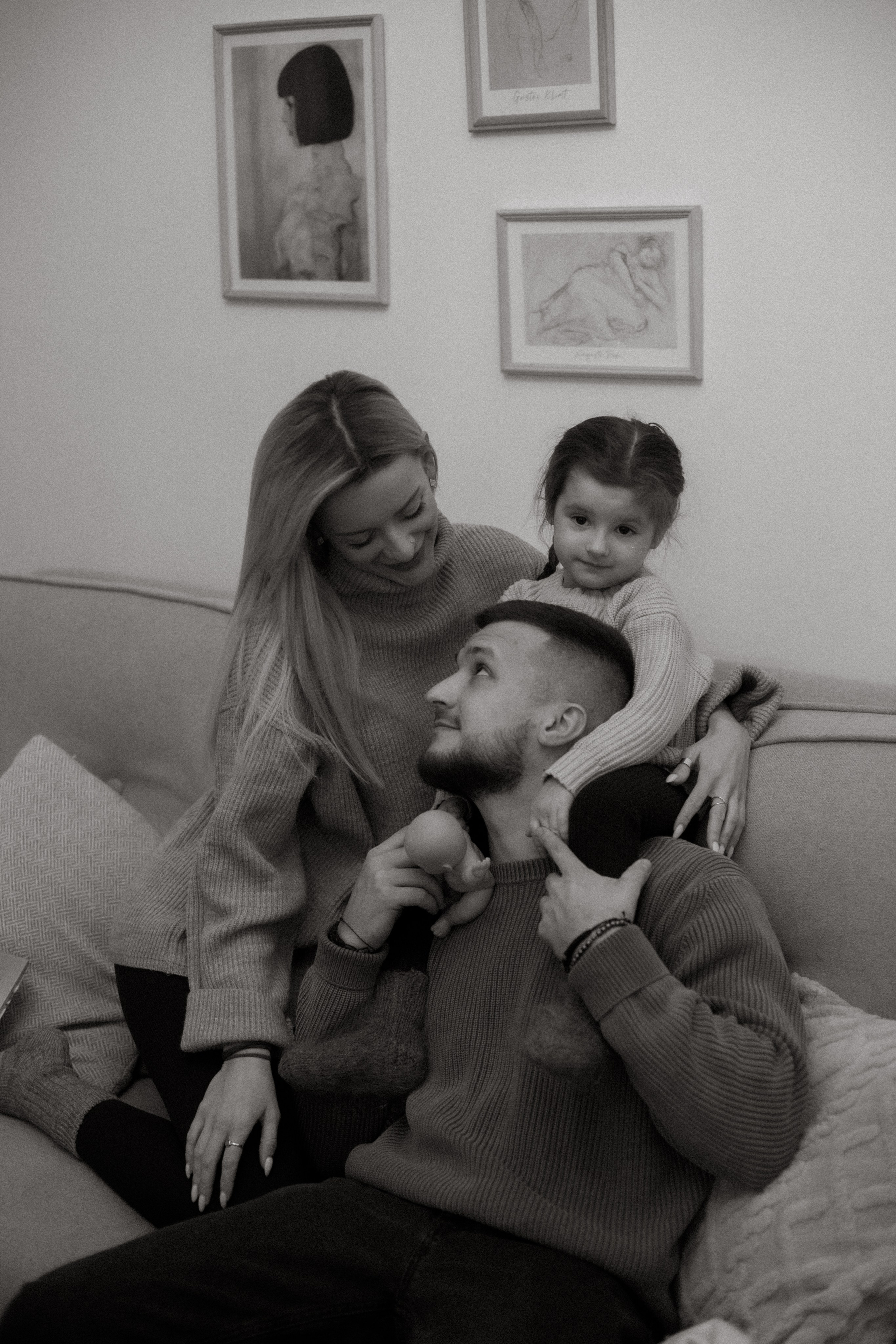 Женя + Алина + Ариана. Семейный и детский фотограф Юлия Шох