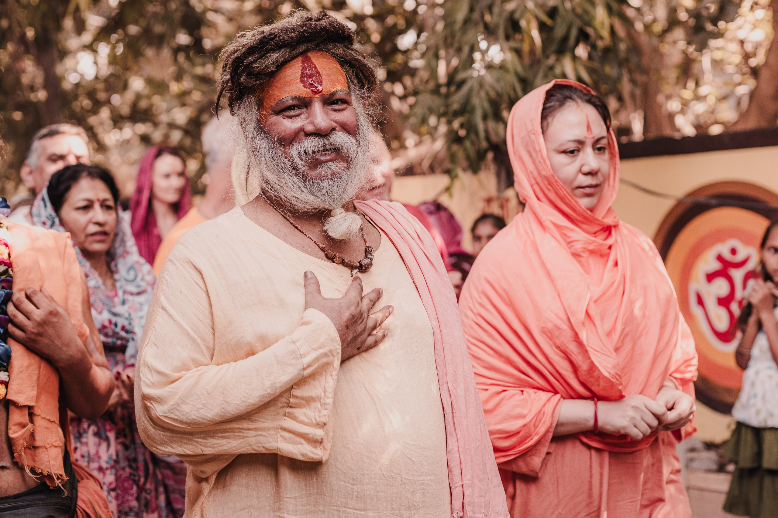 Navaratri yajna at Devraha Baba Ji ashram. Мариам Багдасарян