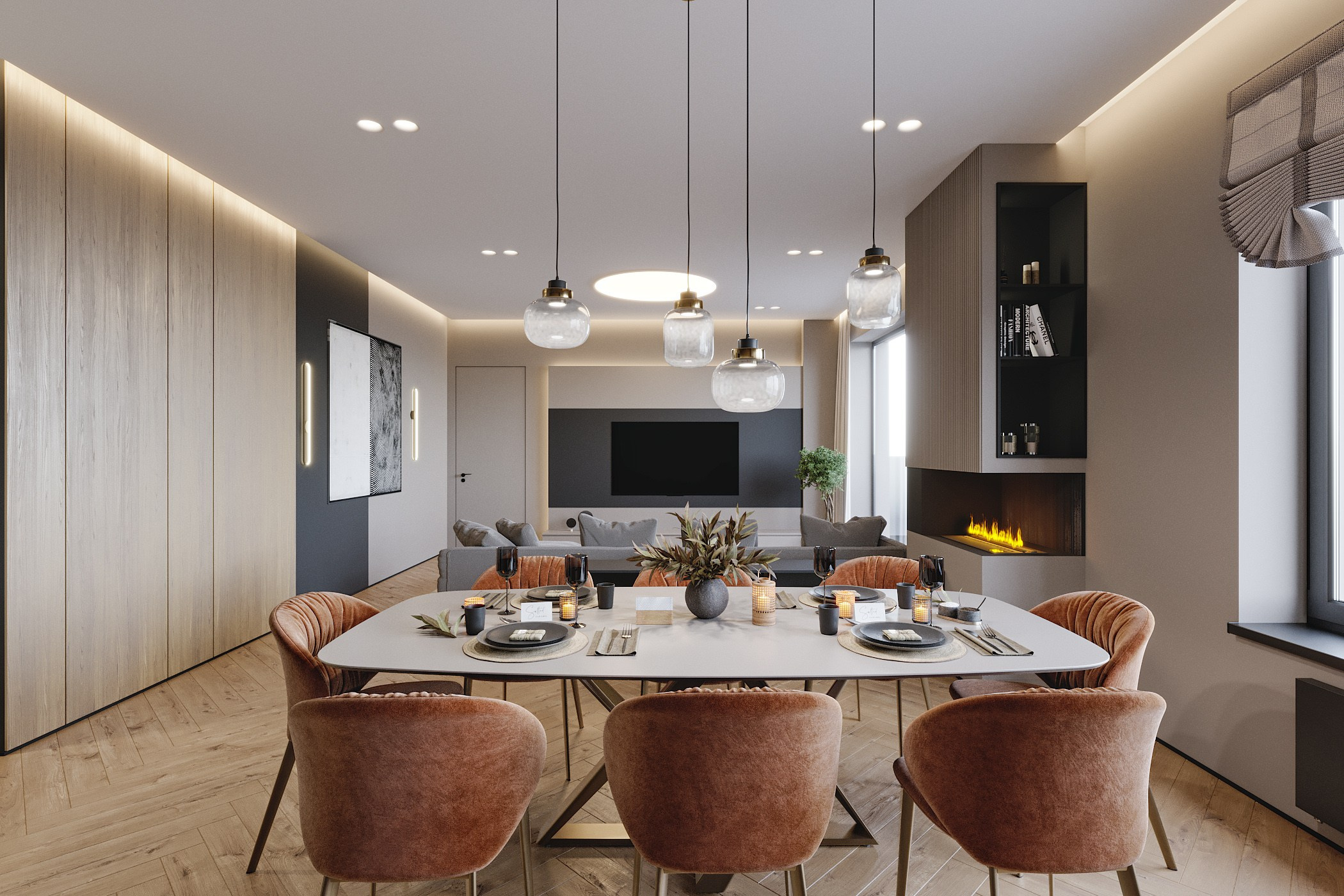 Проект PAOL. Дизайн интерьера в Новосибирске, Мире, Онлайн | Студия дизайна интерьера TWOREZ